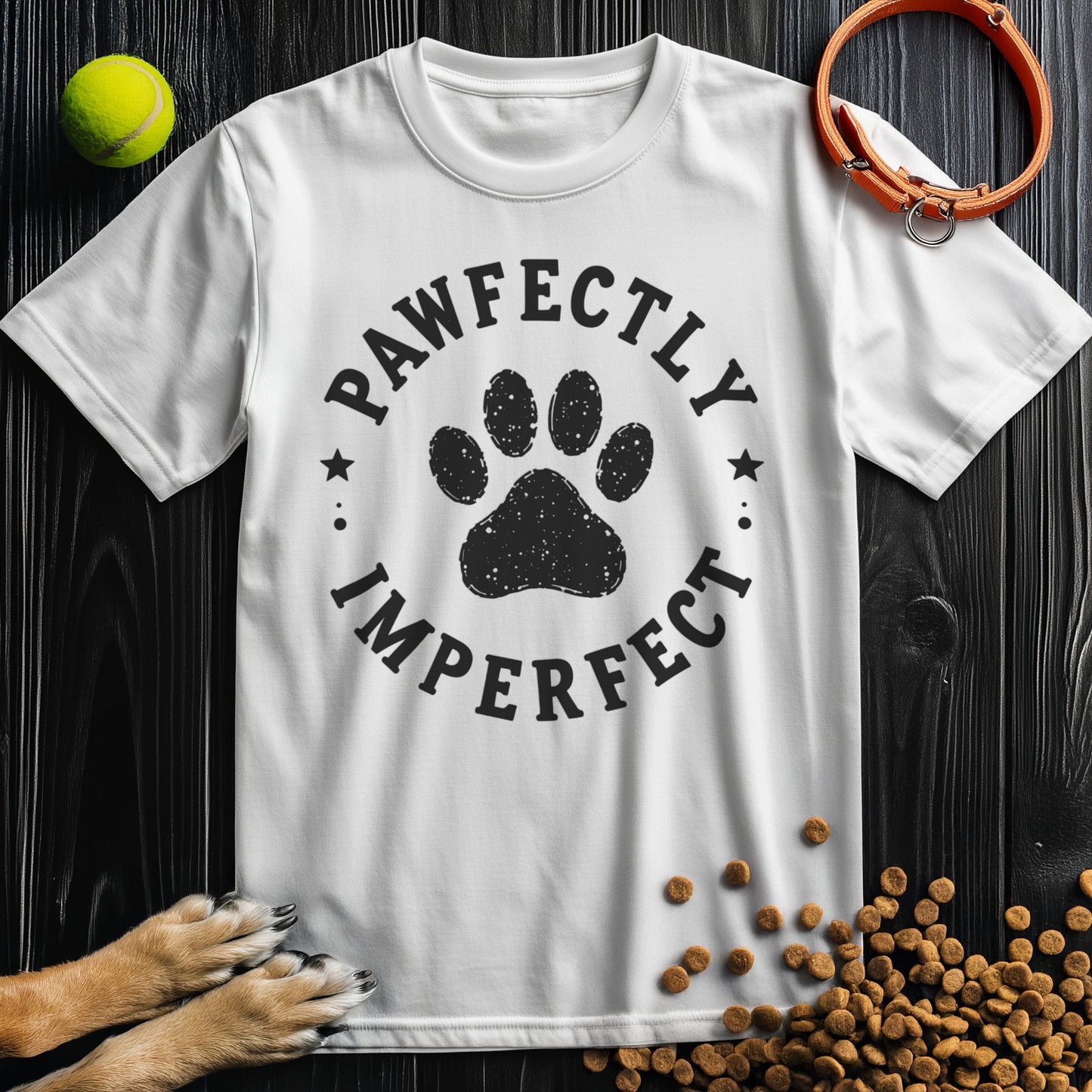 Pawfectly Imperfect Badge T-Shirt