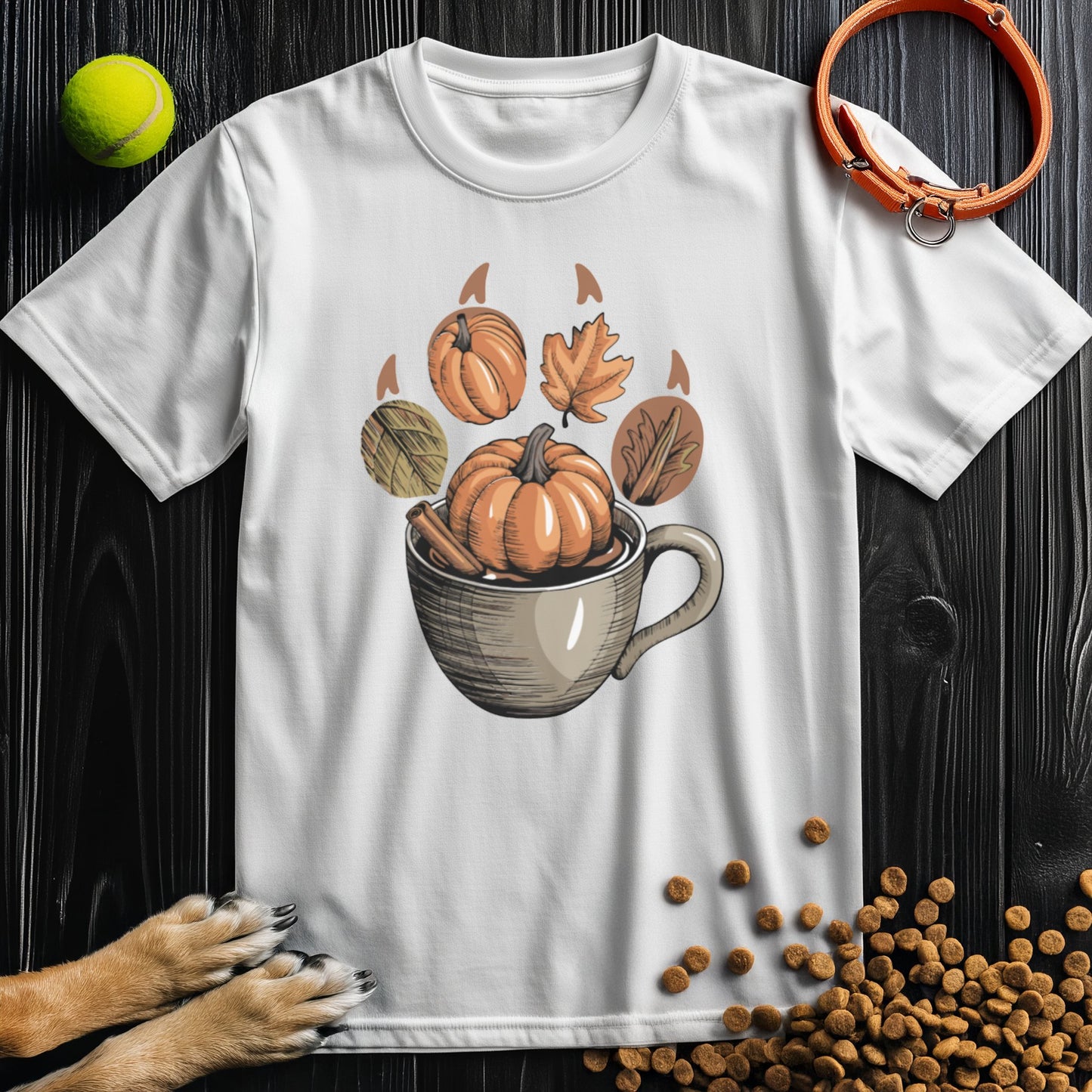 Autumn Brew Paw T-Shirt