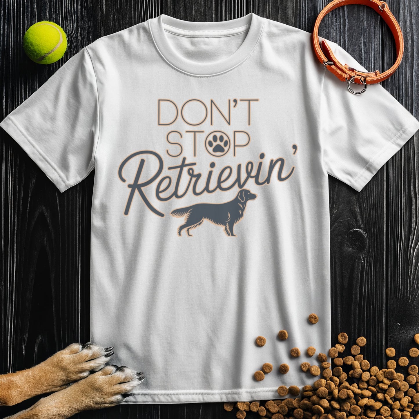 Golden Vibes: Don't Stop Retrievin' Edition T-Shirt