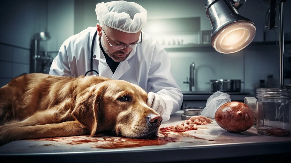 a dog with kidney disease getting surgery