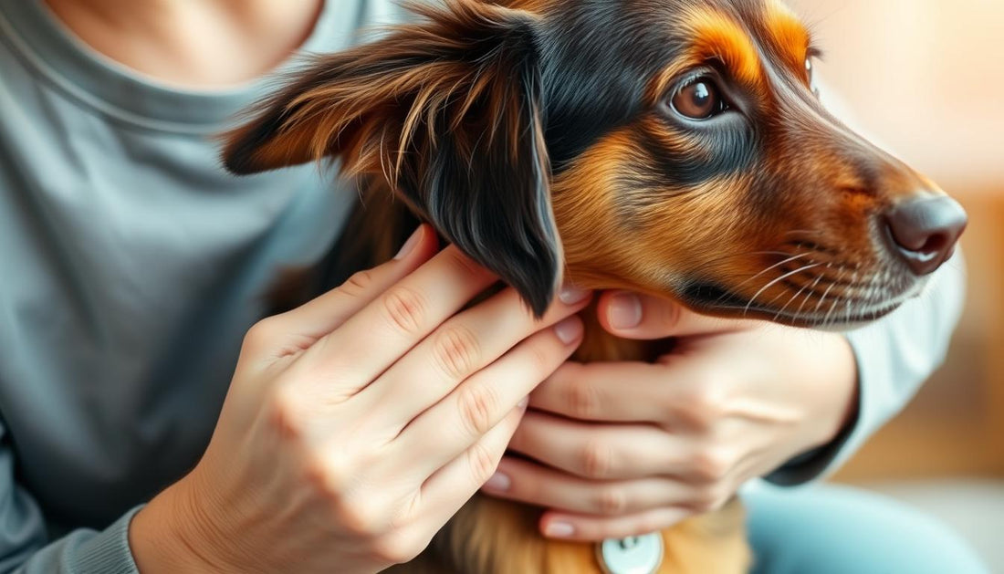 dog with health problems