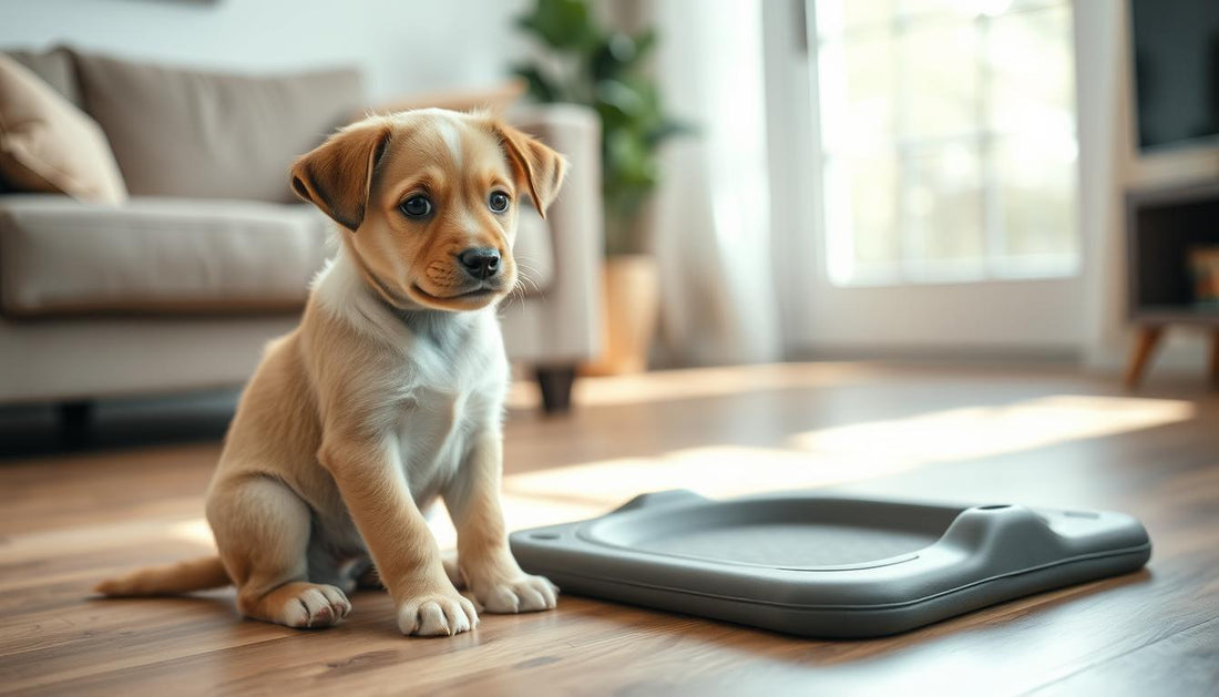 a puppy potty training