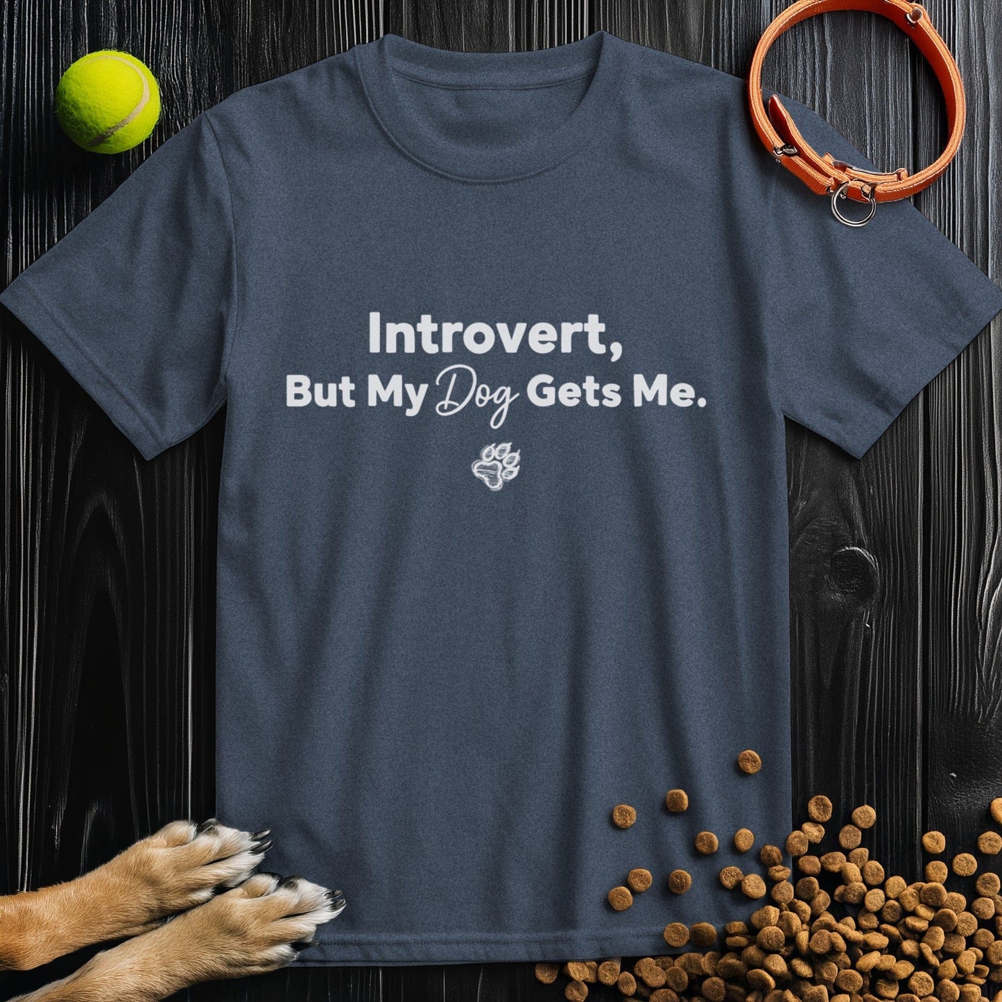 Introvert, But My Dog Gets Me T-Shirt