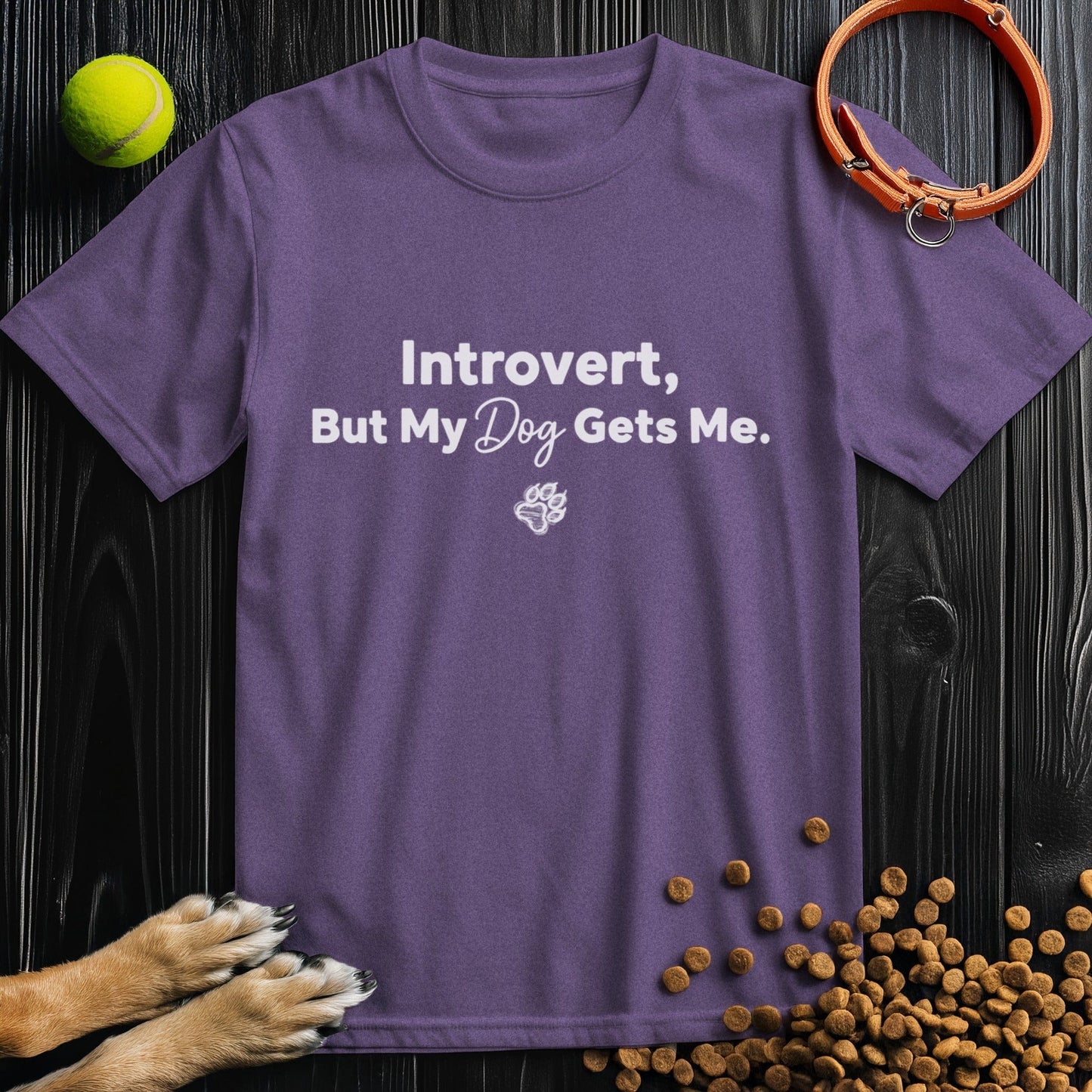 Introvert, But My Dog Gets Me T-Shirt