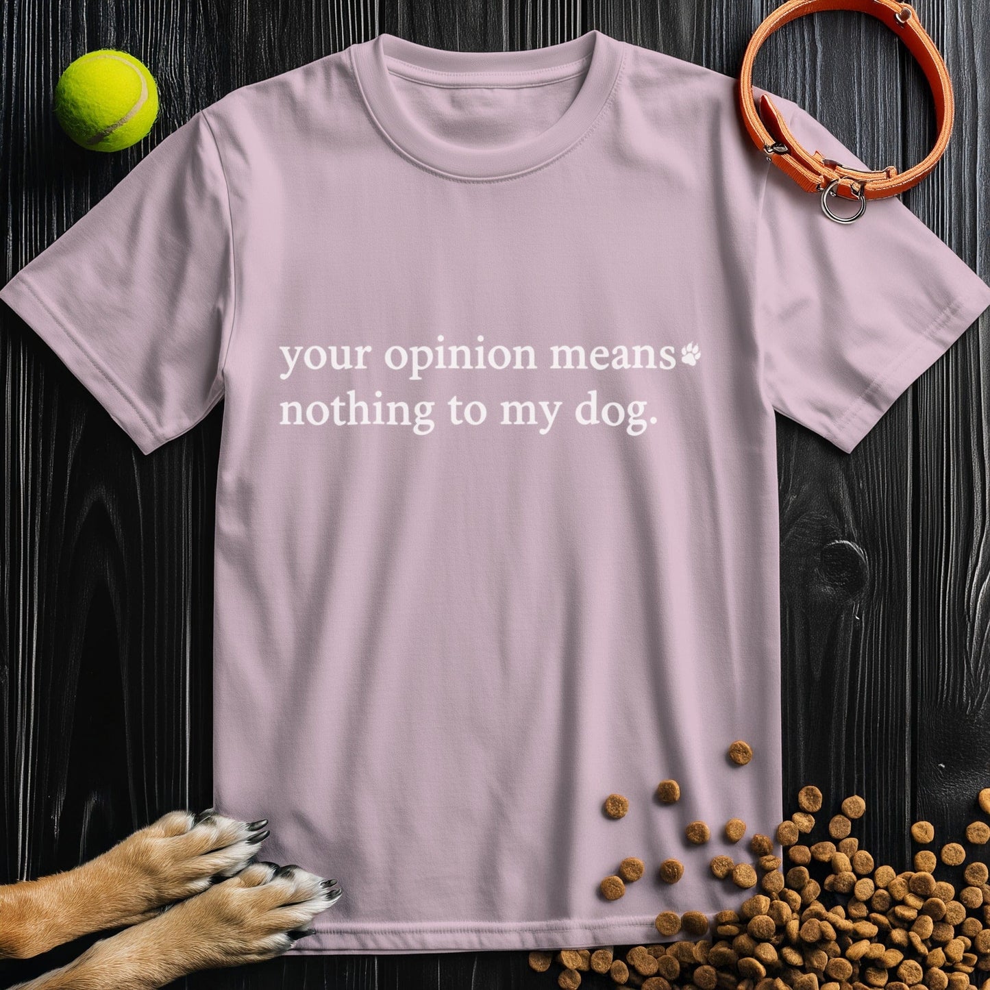 Your Opinion Means Nothing To My Dog T-Shirt
