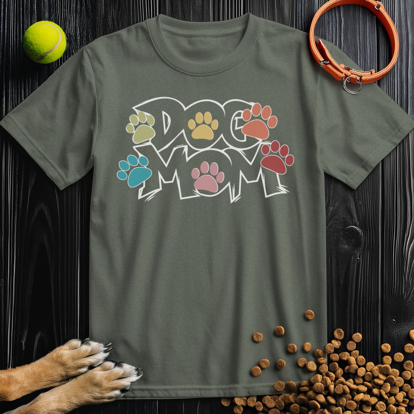 Dog Mom Paws T-Shirt