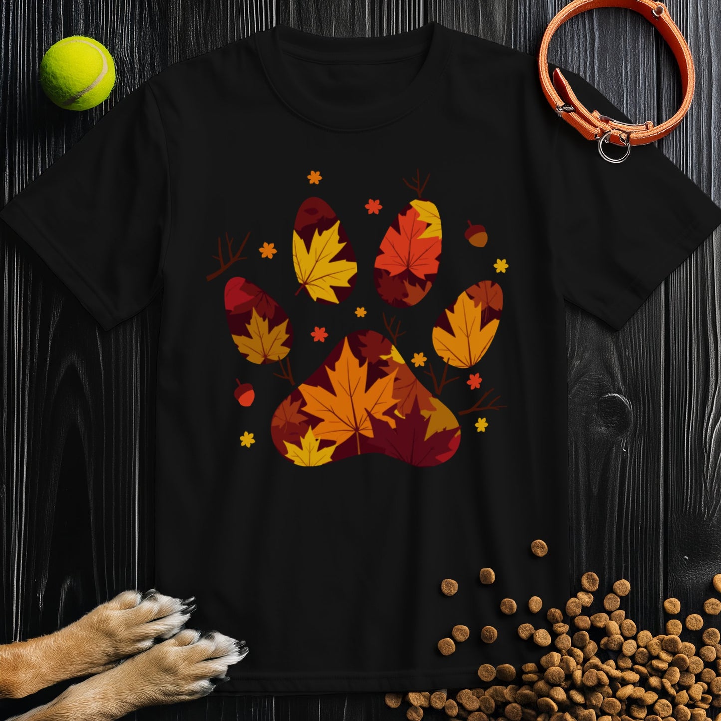 Pawtumn Leaves T-Shirt