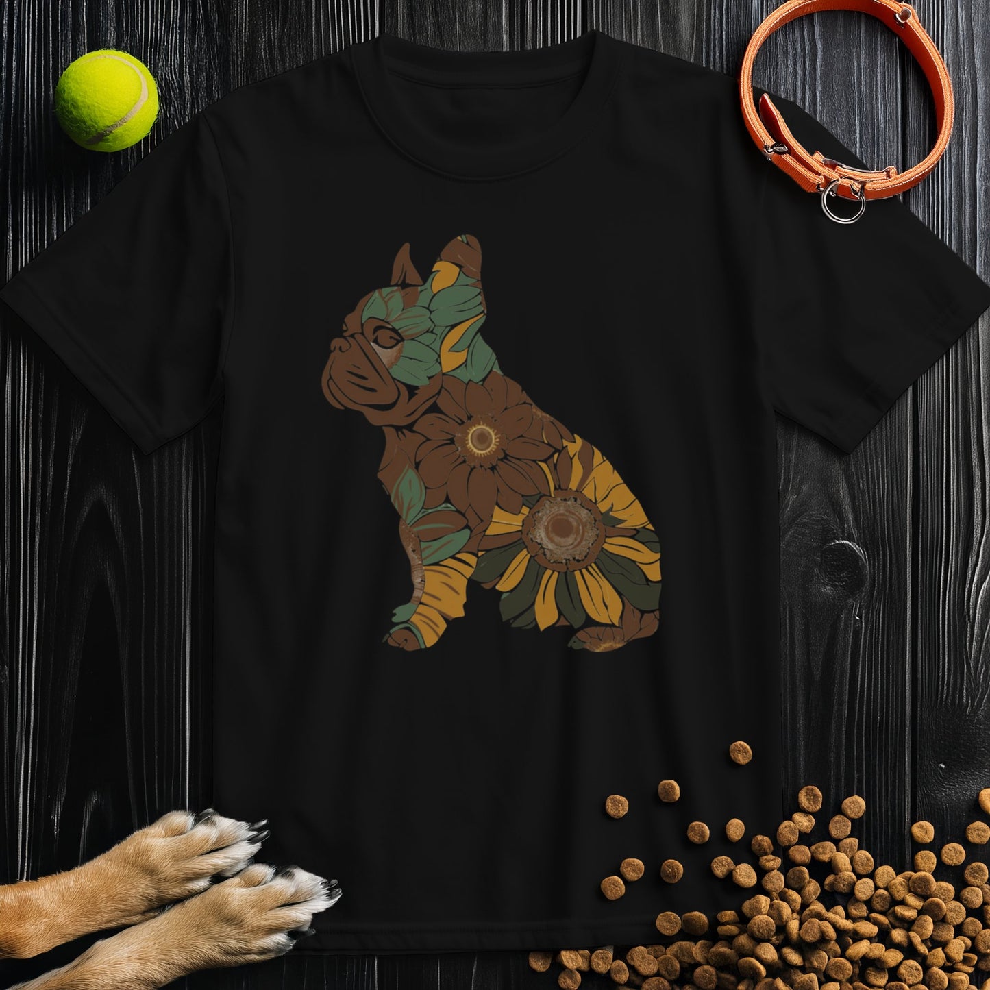 Sunflower French Bulldog T-Shirt