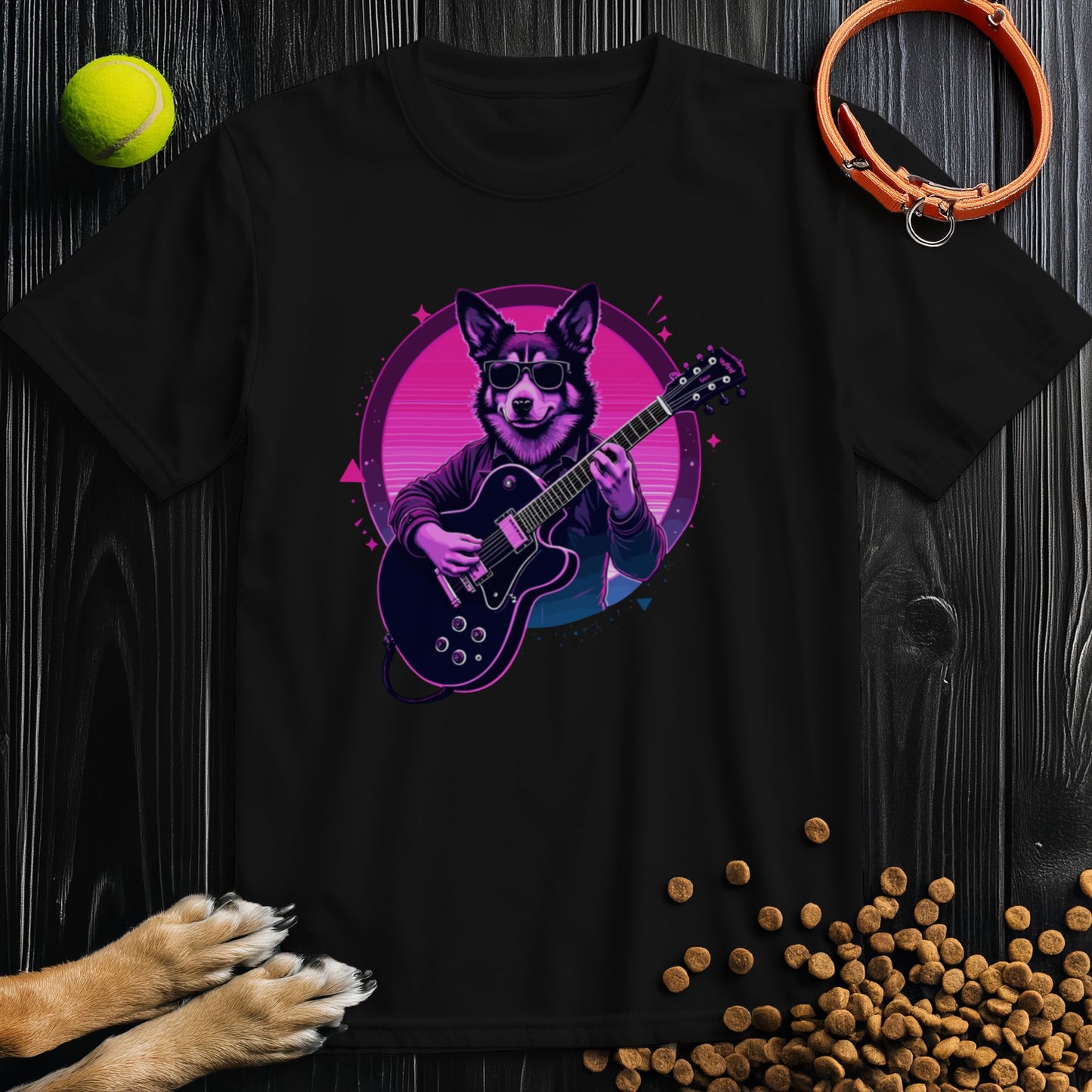 Synthwave Dog T-Shirt