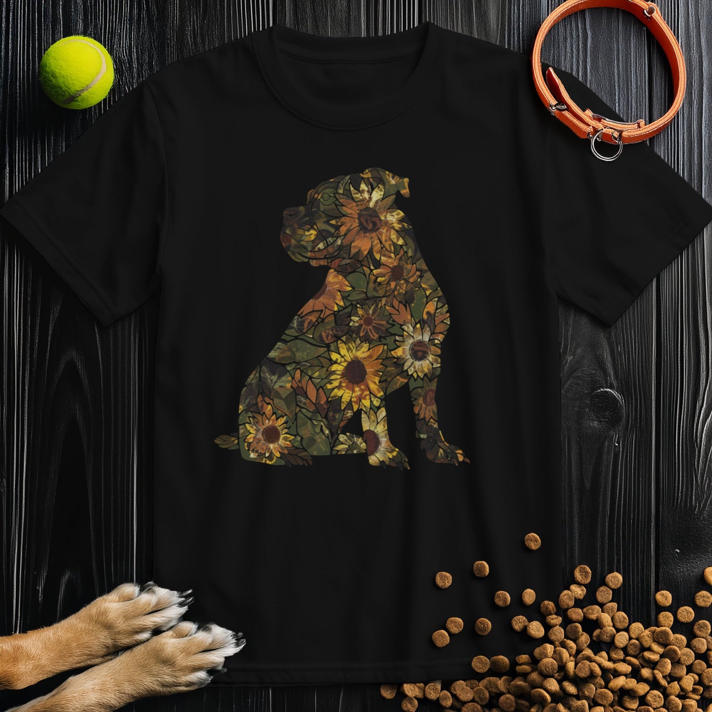 Sunflower American Bulldog T-Shirt