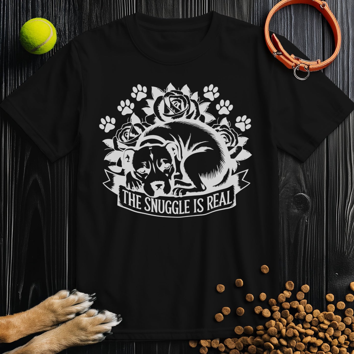 The Snuggle Is Real White T-Shirt