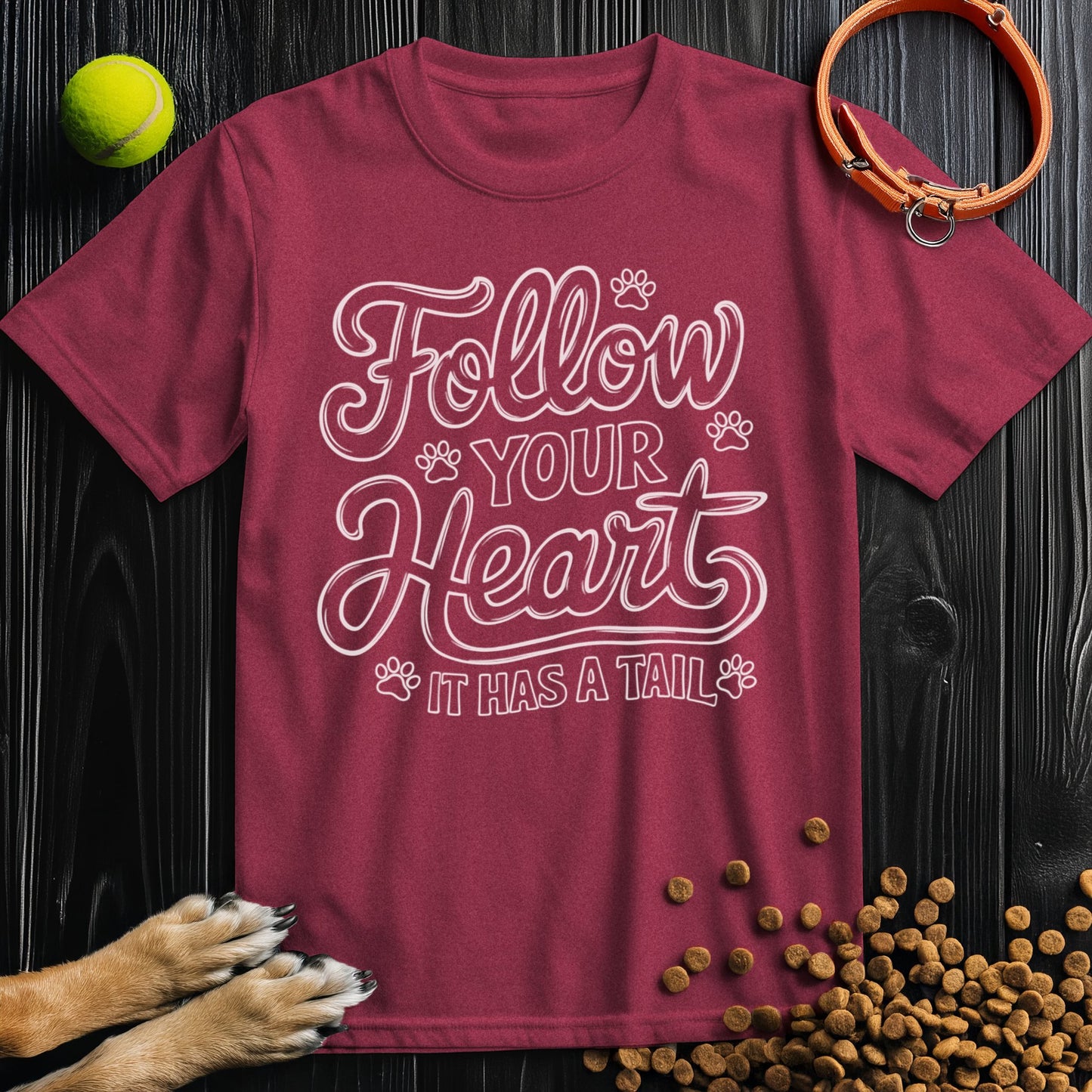 Follow Your Heart, It Has A Tail White T-Shirt