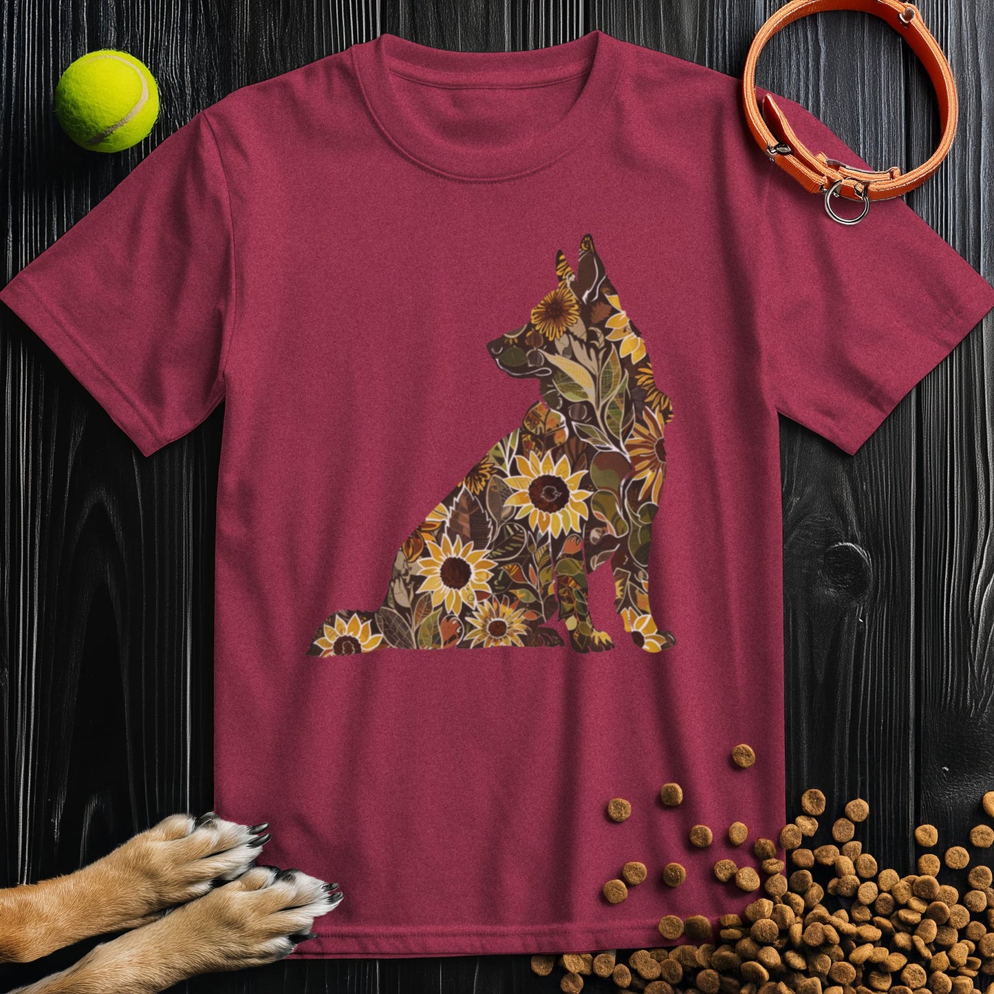 Sunflower German Shepard T-Shirt