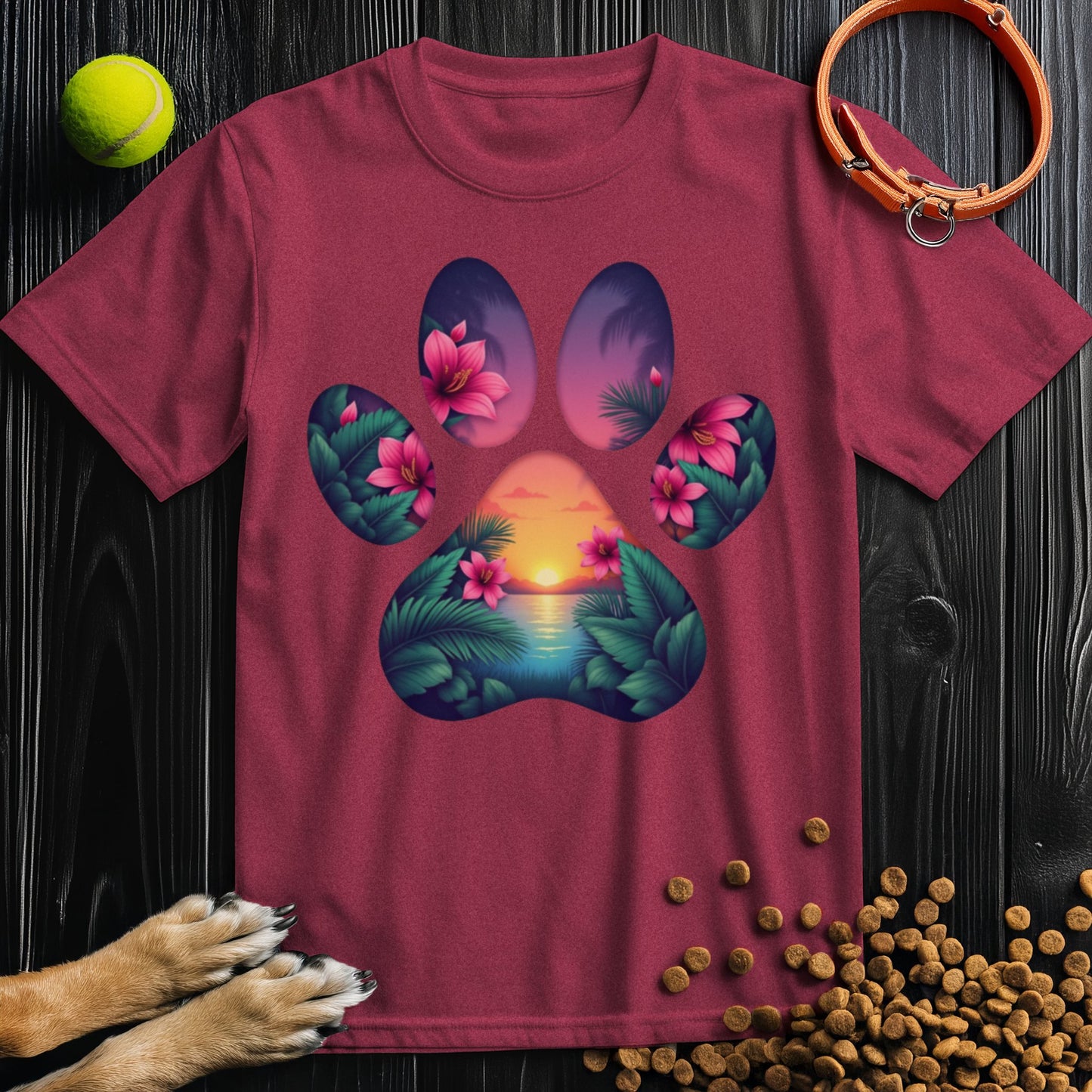 Sunset Paws T-Shirt