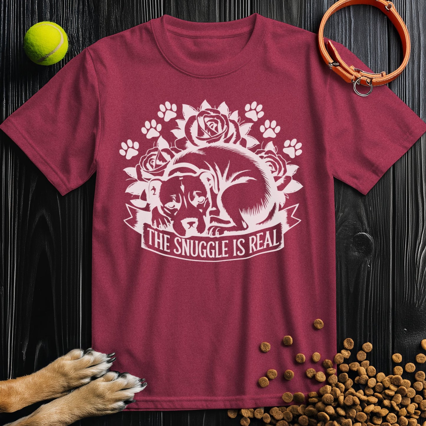 The Snuggle Is Real White T-Shirt