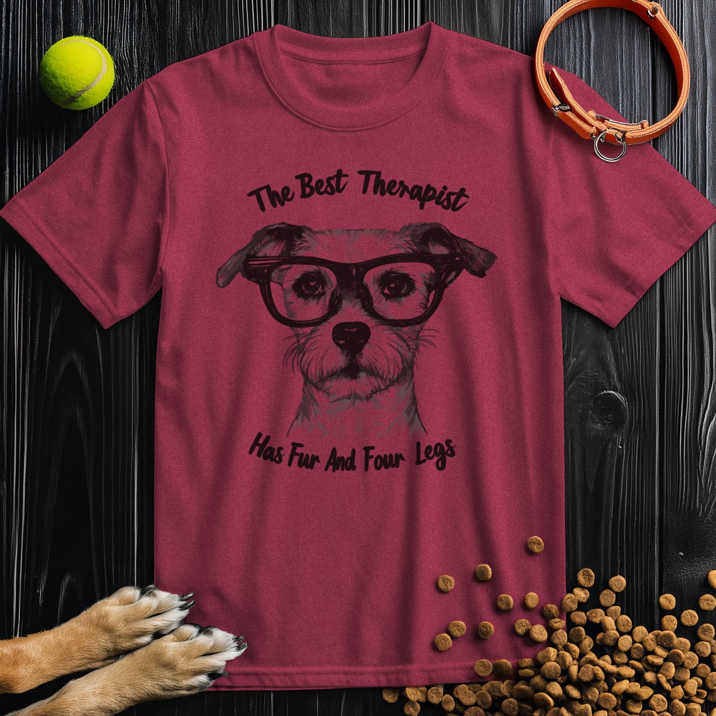 The Best Therapist Has Fur And Four Legs T-Shirt