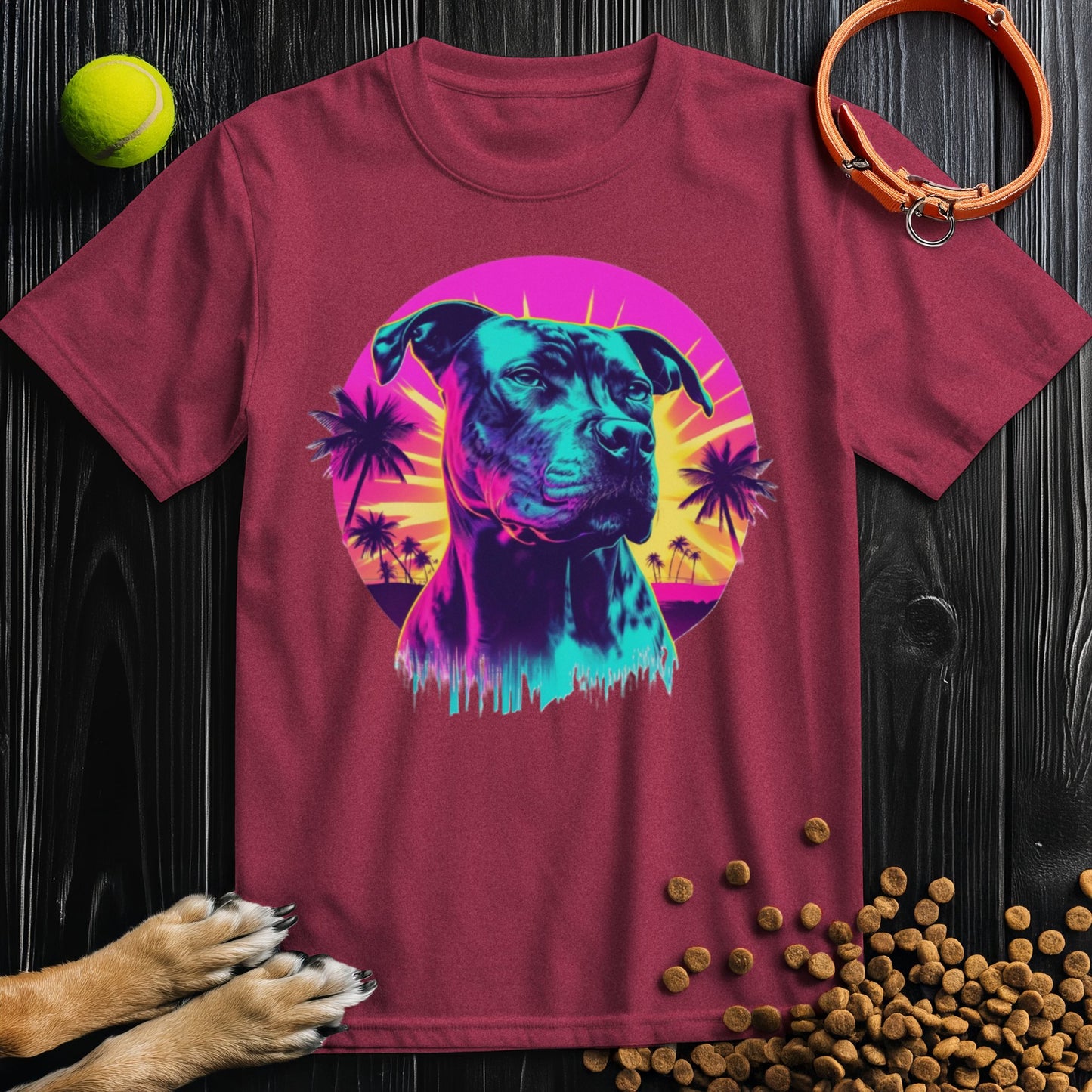 Sunset Pittie T-Shirt