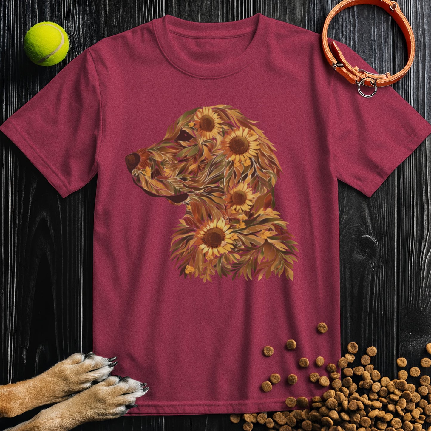 Sunflower Golden Retriever T-Shirt