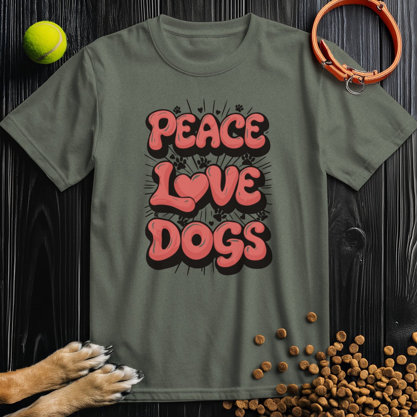 Peace Love Dogs T-Shirt