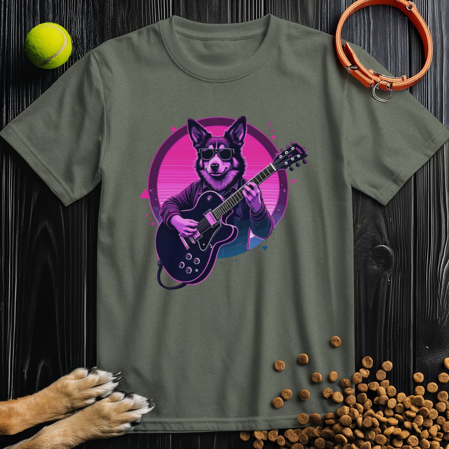 Synthwave Dog T-Shirt