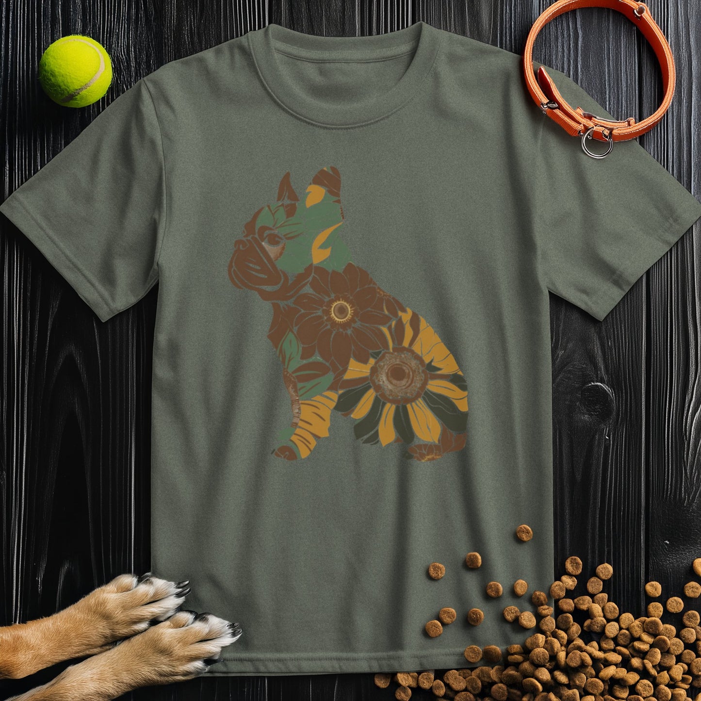 Sunflower French Bulldog T-Shirt