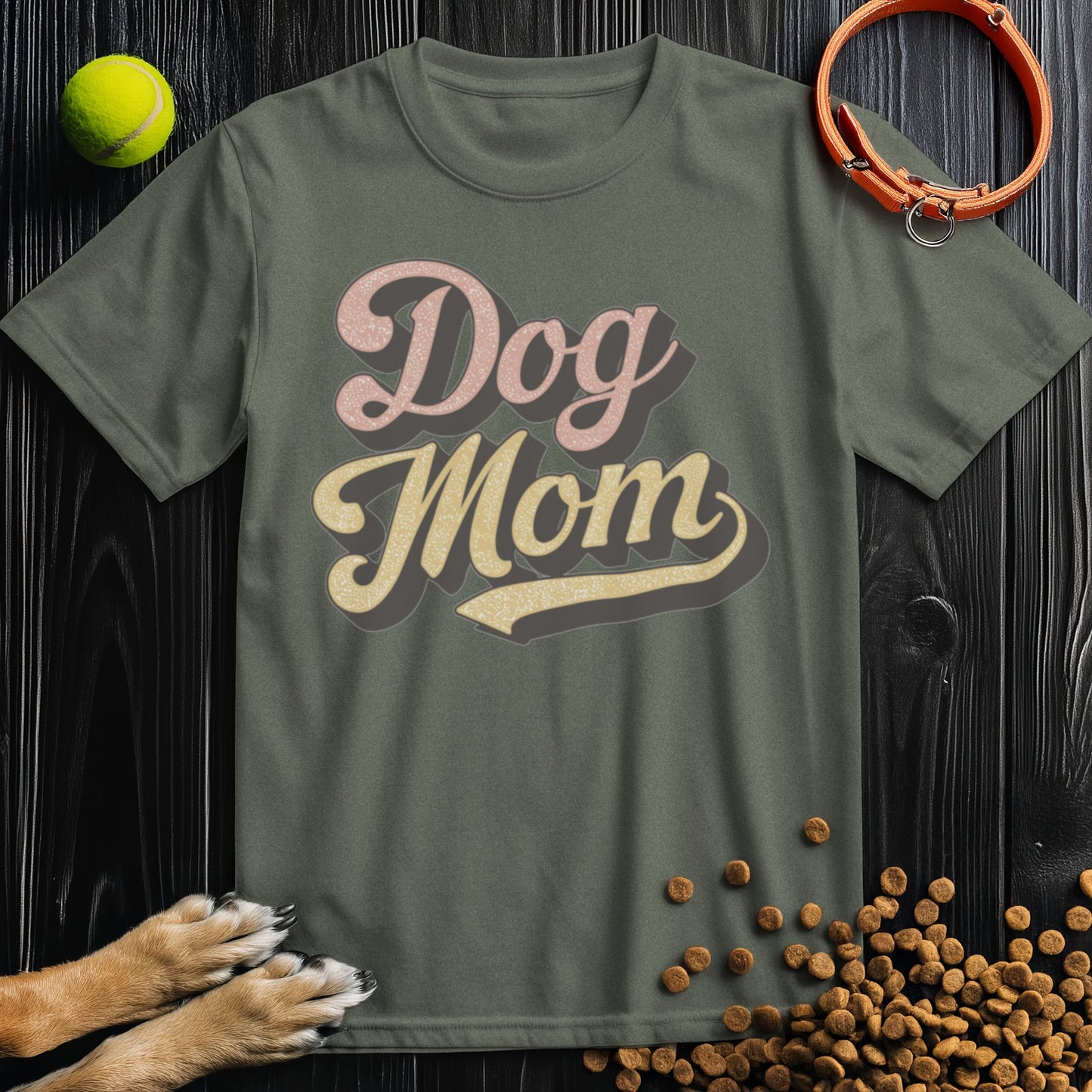 Retro Dog Mom T-Shirt