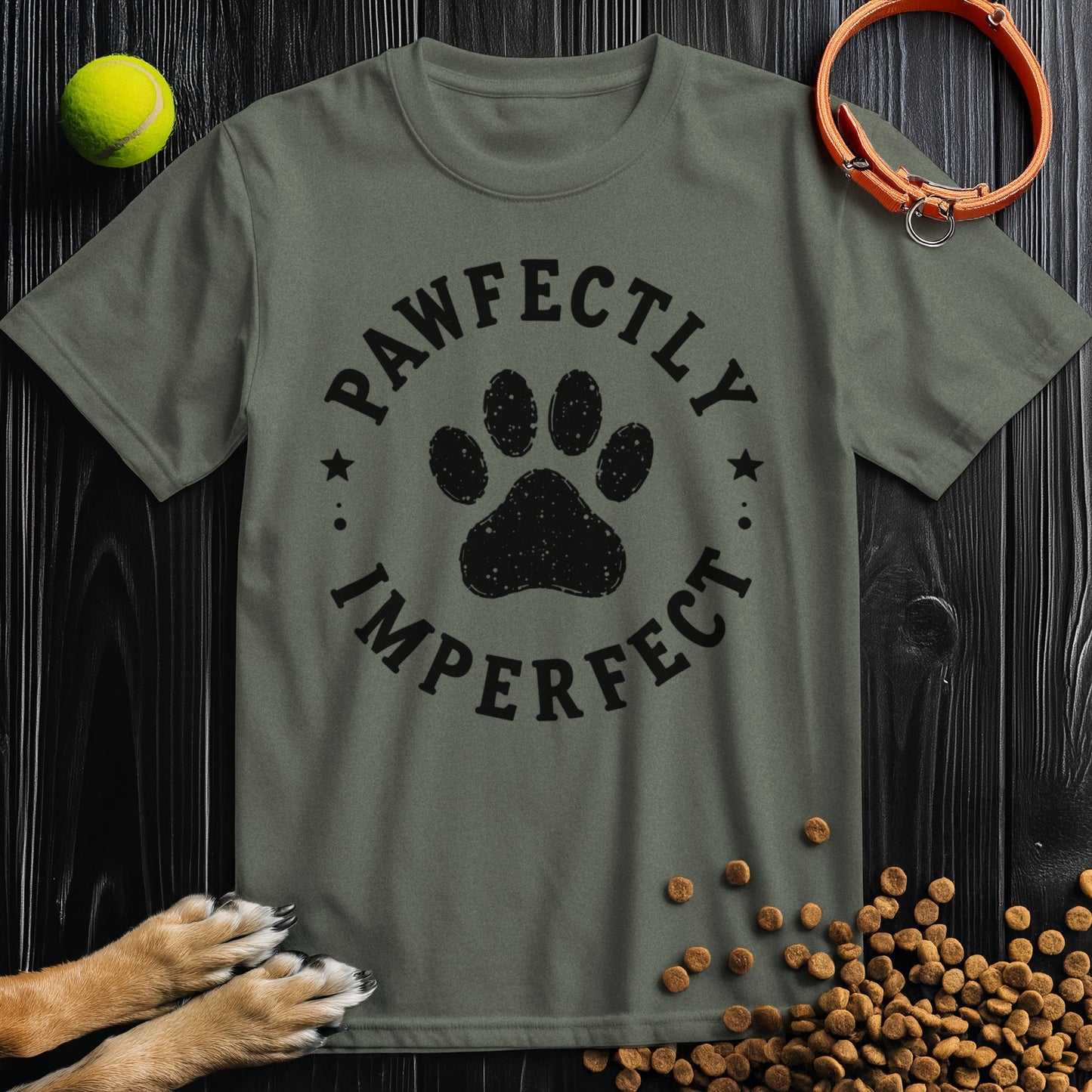 Pawfectly Imperfect Badge T-Shirt