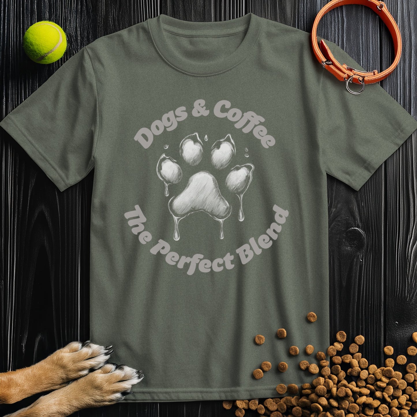 Dogs & Coffee, The Perfect Blend T-Shirt