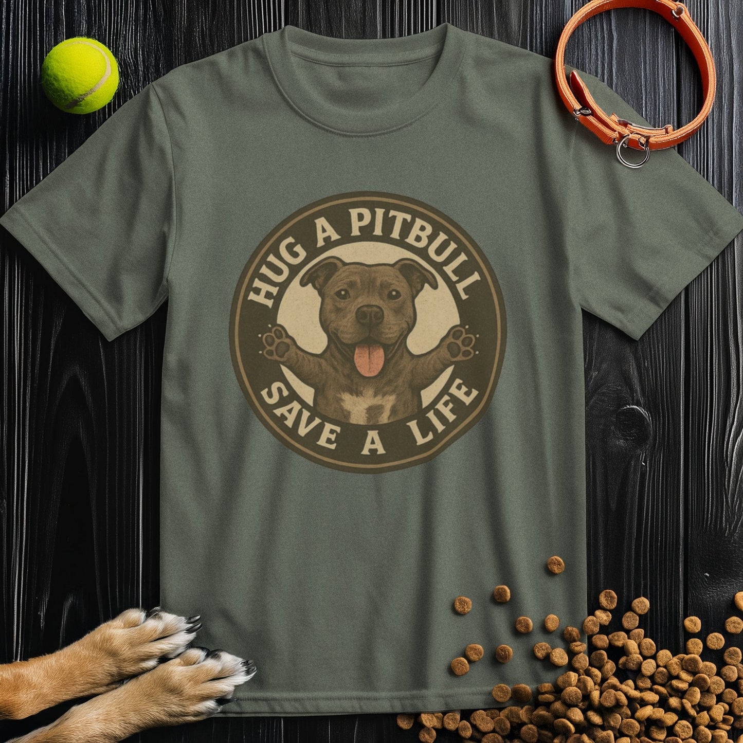 Hug A Pitbull Save A Life T-Shirt