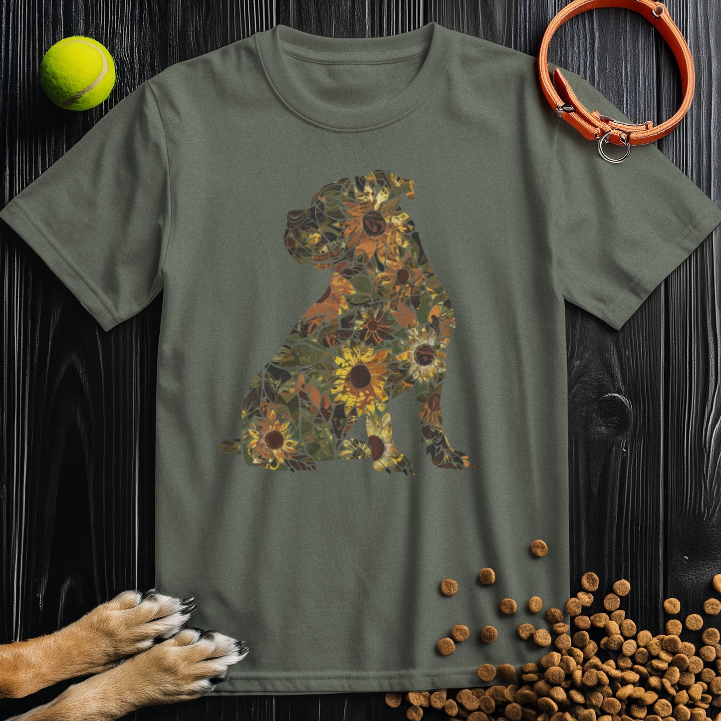 Sunflower American Bulldog T-Shirt