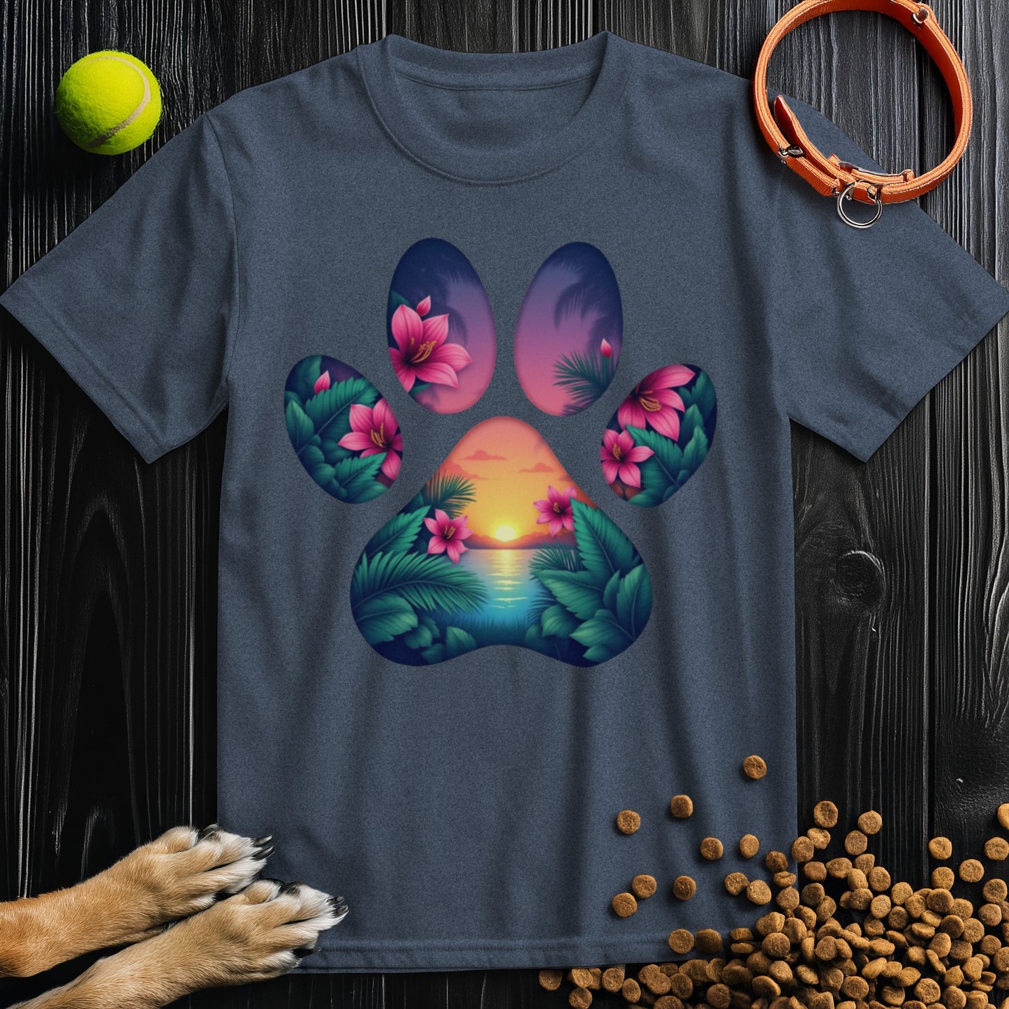 Sunset Paws T-Shirt