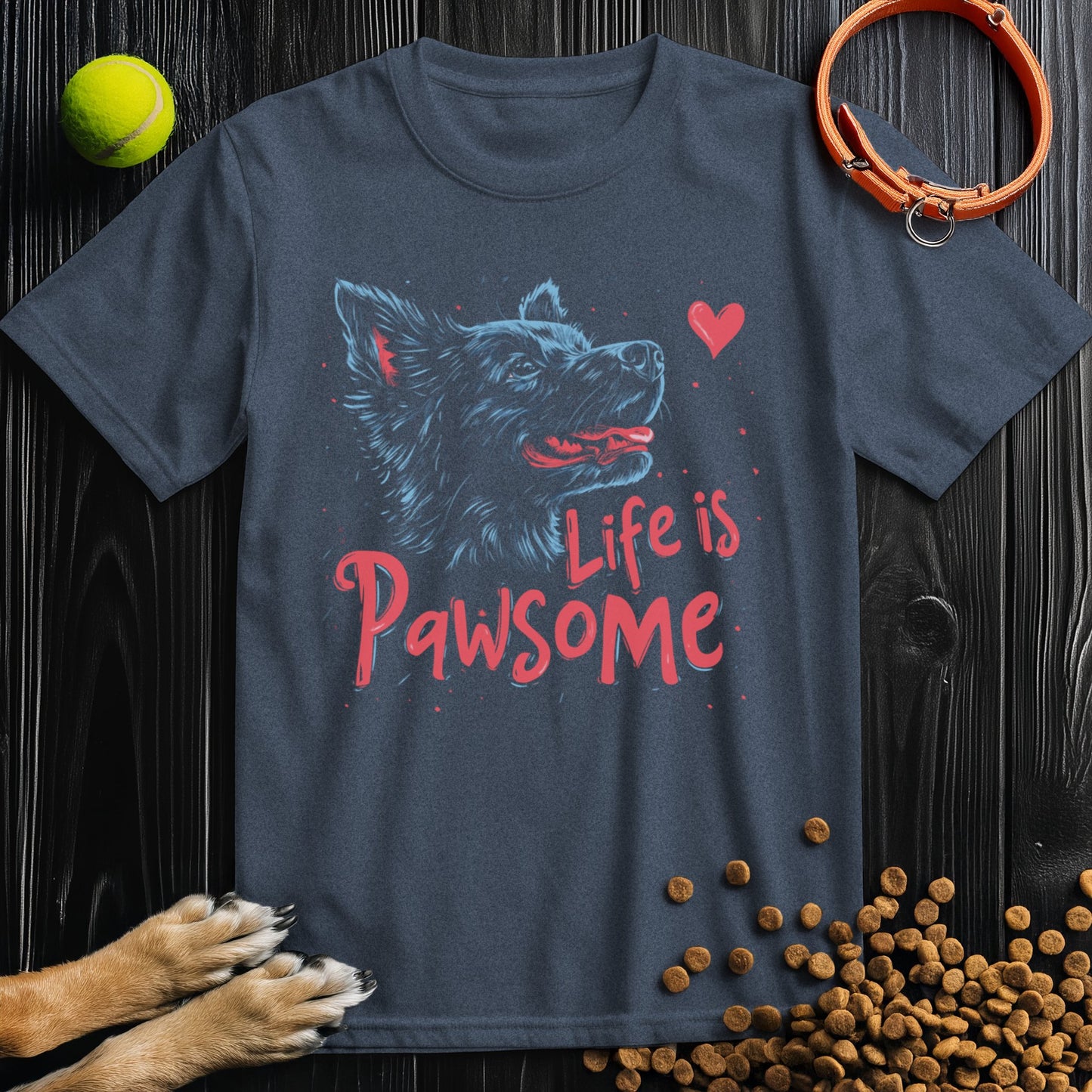 Life Is Pawsome T-Shirt