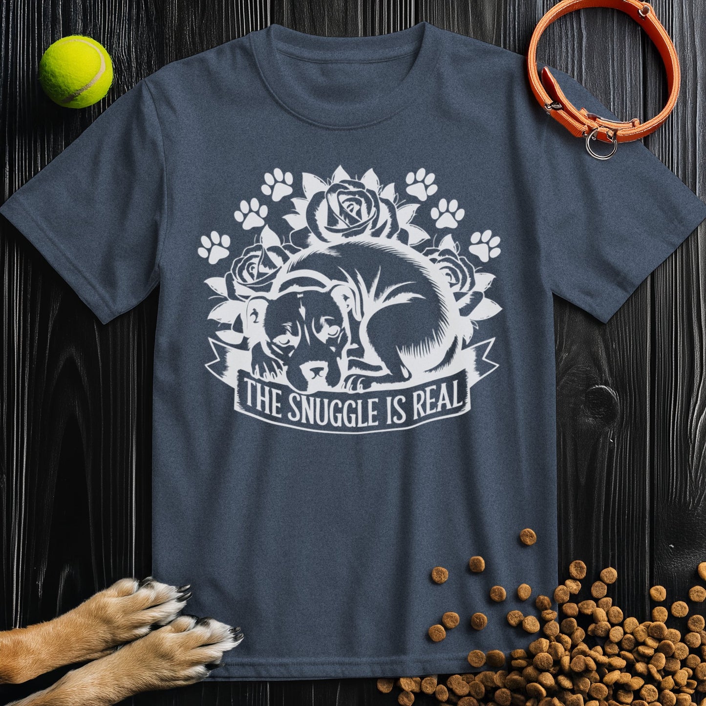The Snuggle Is Real White T-Shirt