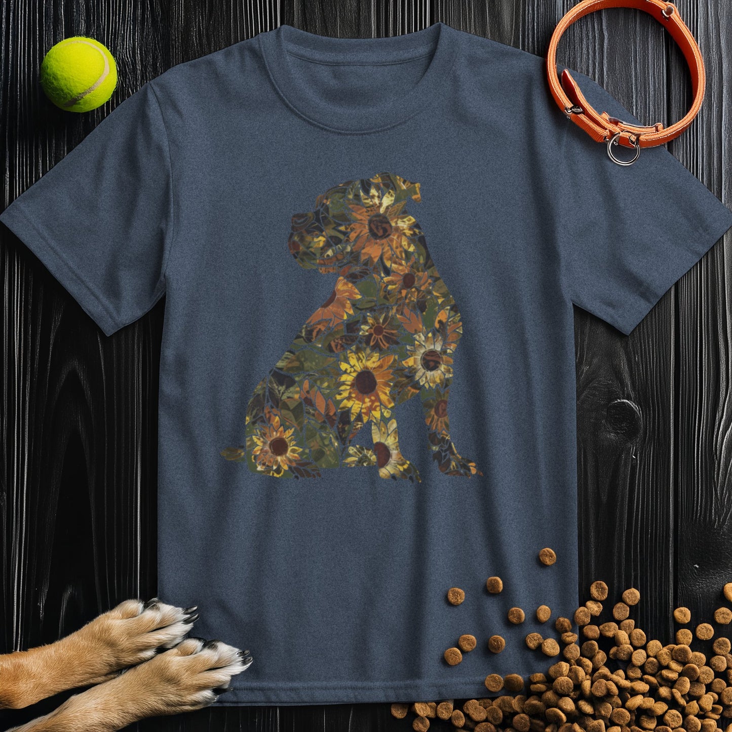 Sunflower American Bulldog T-Shirt