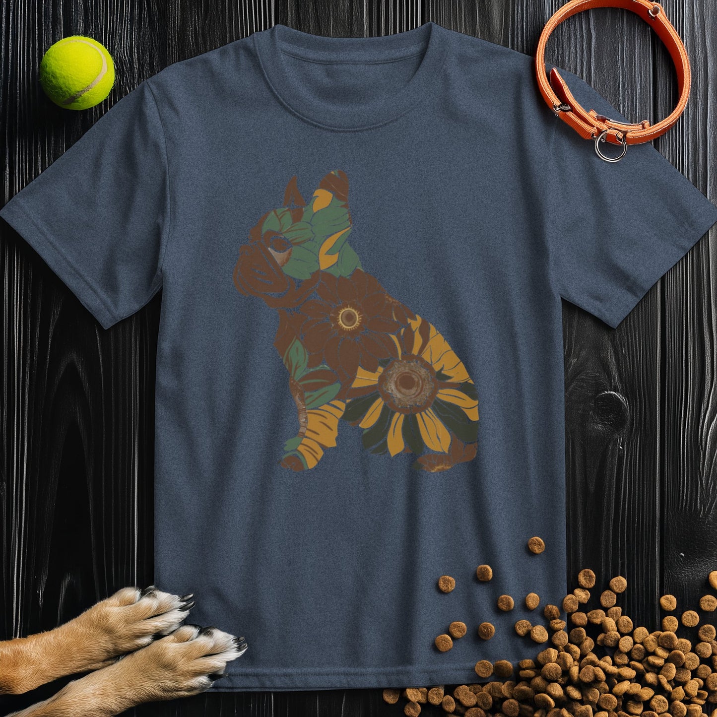 Sunflower French Bulldog T-Shirt
