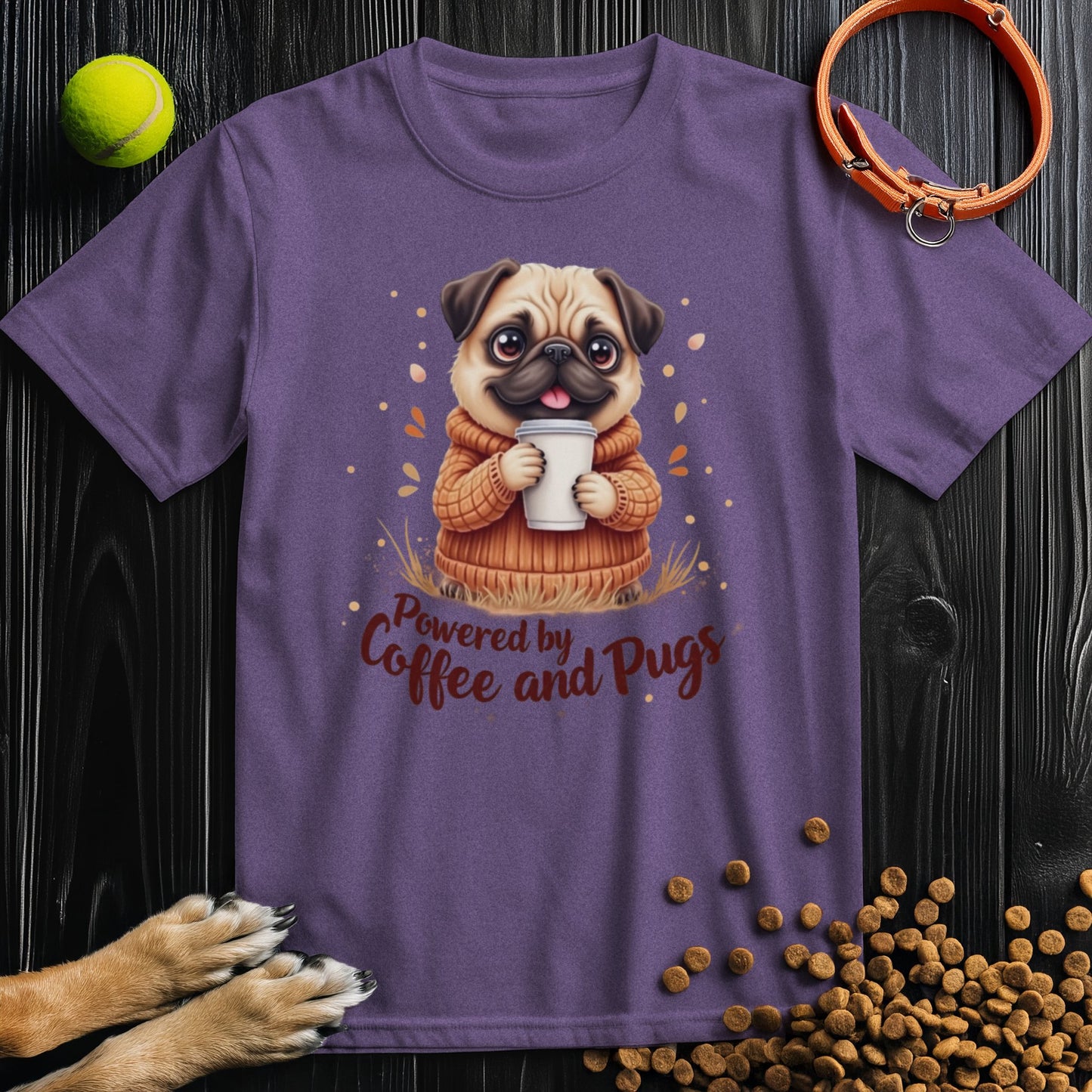 Pugs & Coffee Vibes T-Shirt