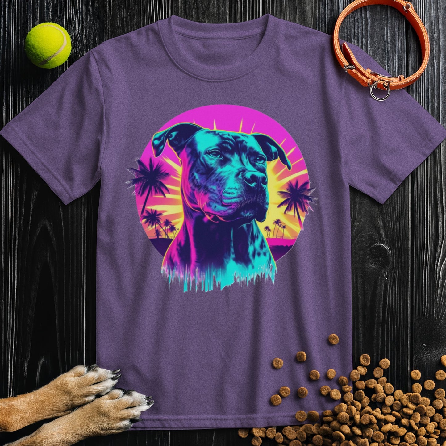 Sunset Pittie T-Shirt