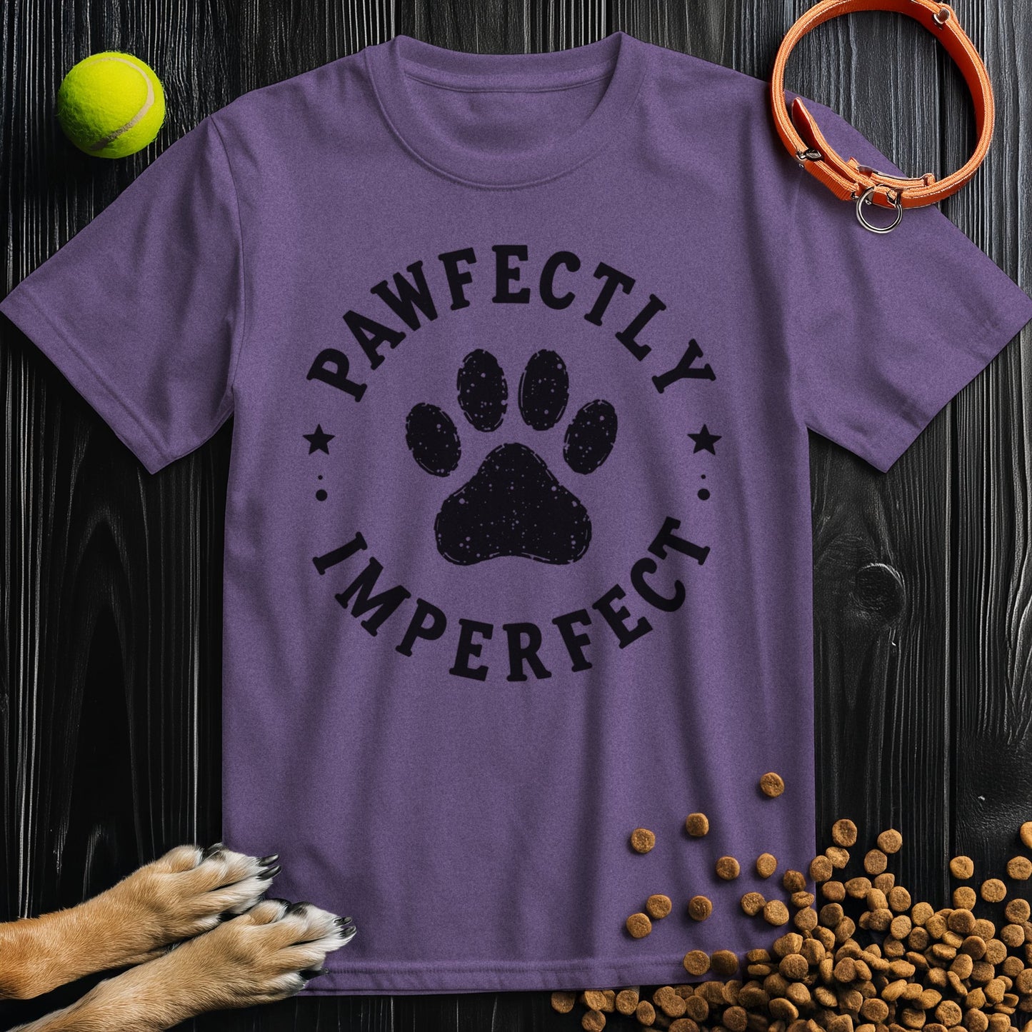 Pawfectly Imperfect Badge T-Shirt