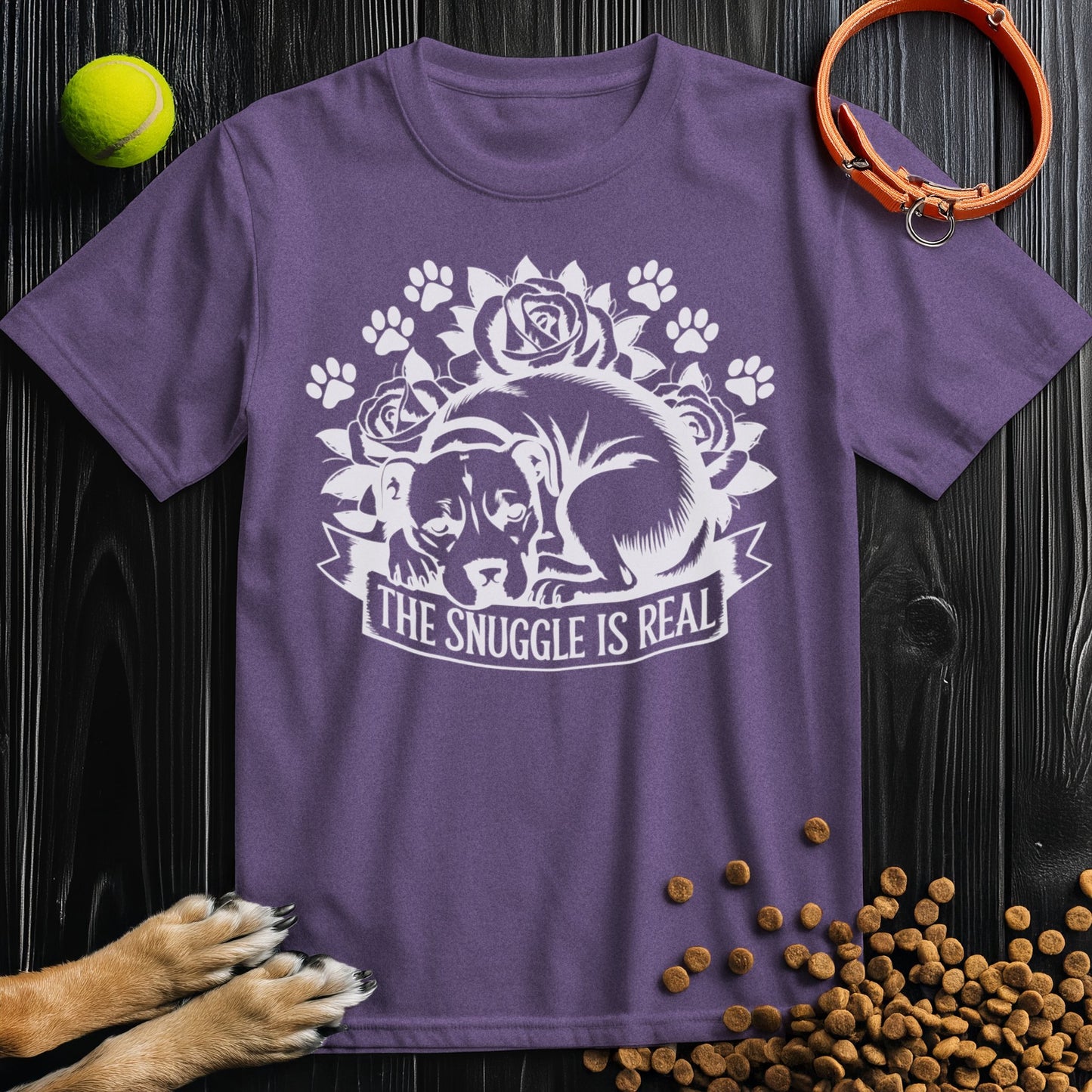 The Snuggle Is Real White T-Shirt