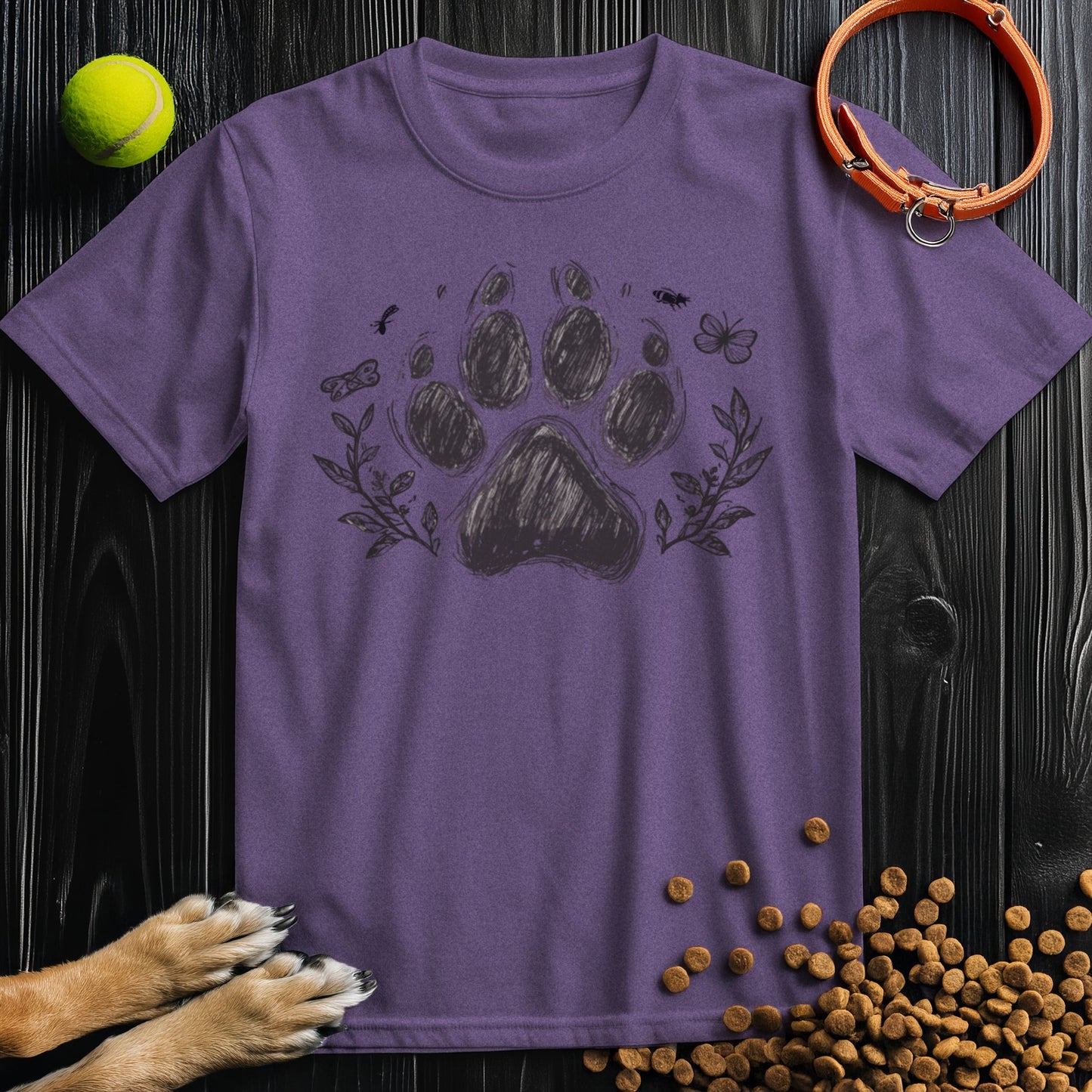 Paws & Enjoy The Little Things T-Shirt