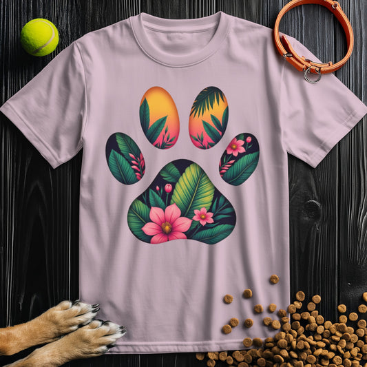 Tropical Bloom Paw T-Shirt