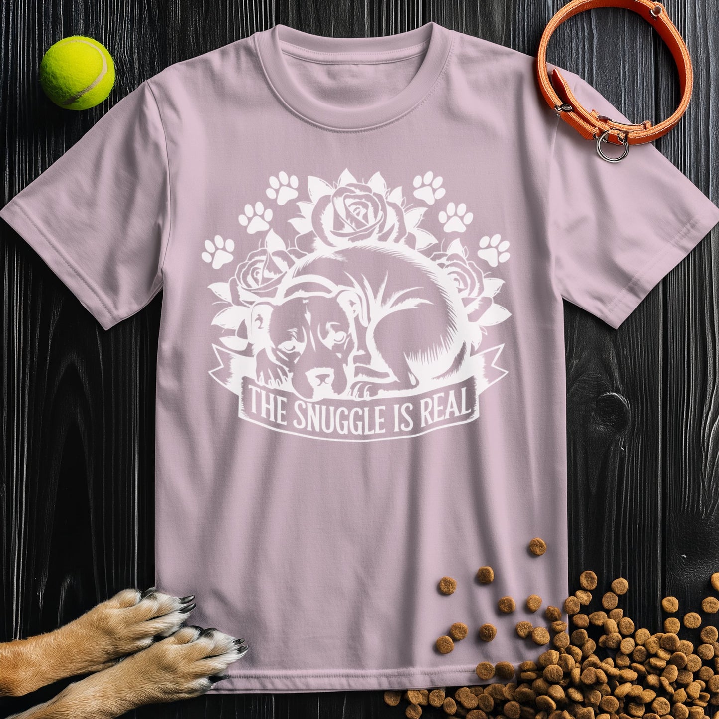 The Snuggle Is Real White T-Shirt