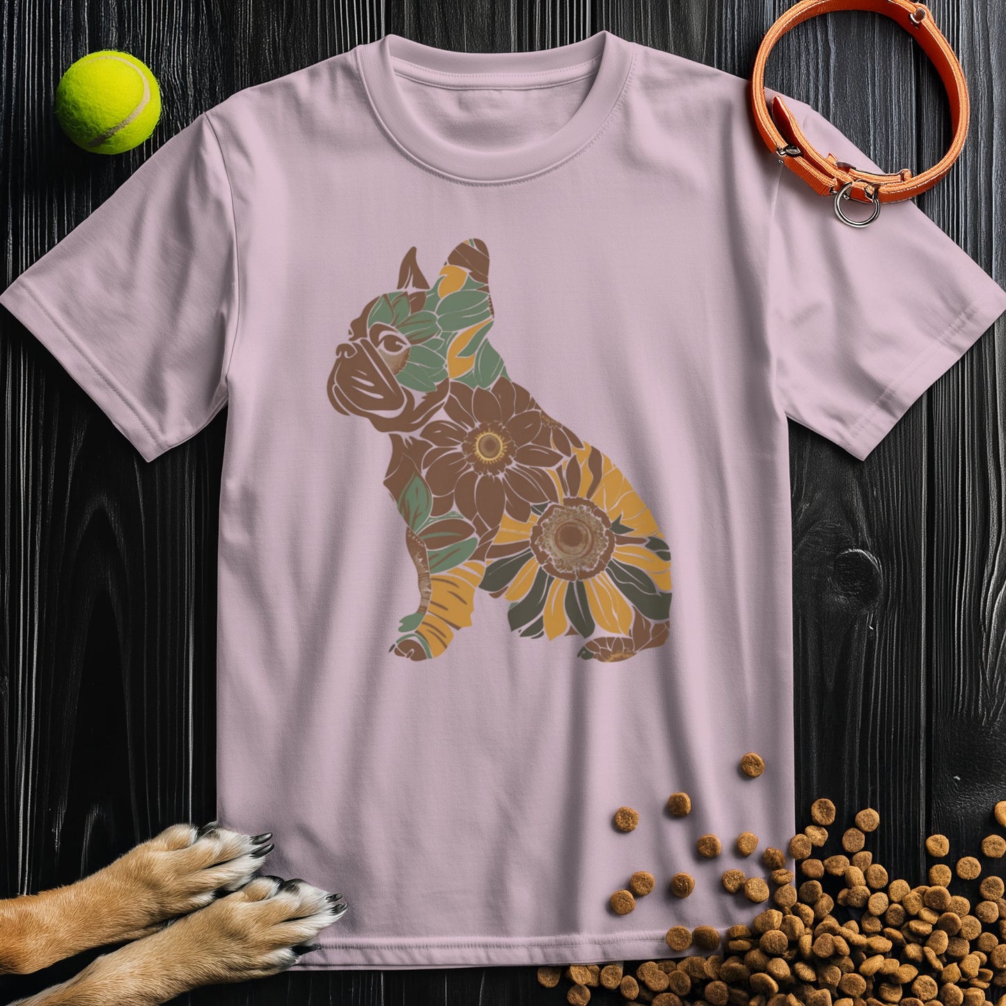Sunflower French Bulldog T-Shirt