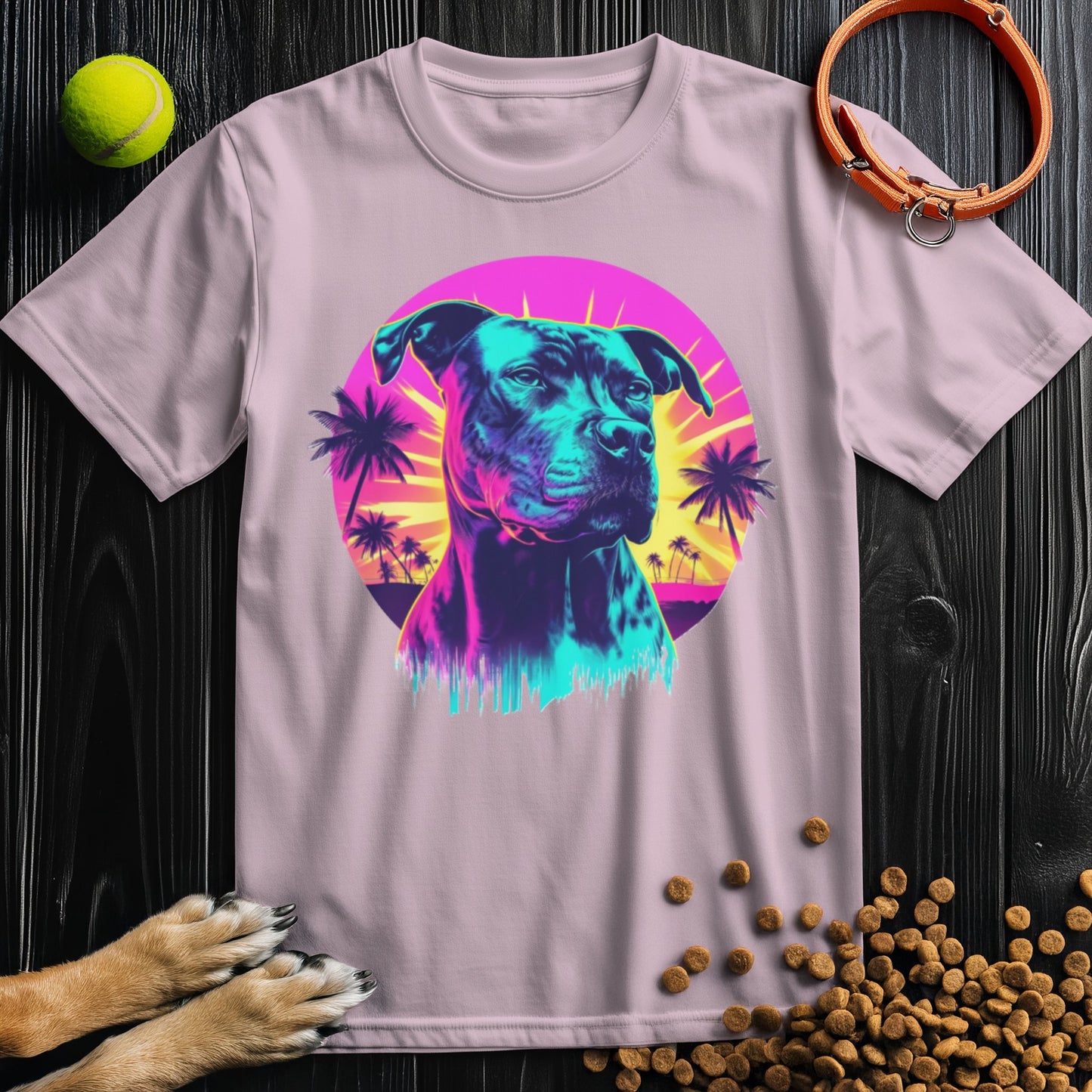 Sunset Pittie T-Shirt