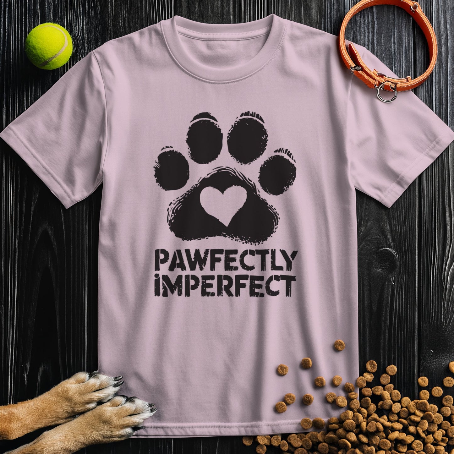 Pawfectly Imperfect Rustic T-Shirt