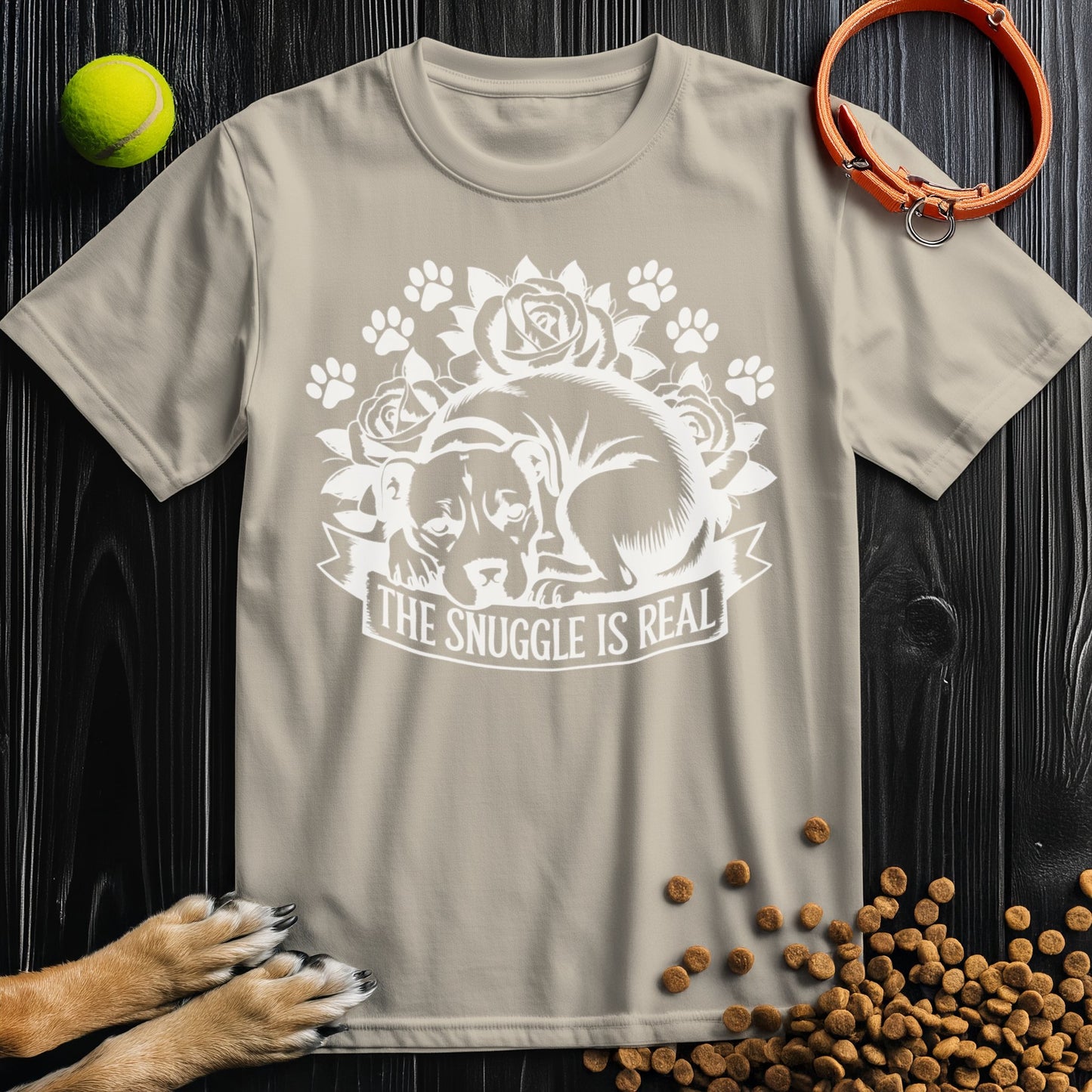 The Snuggle Is Real White T-Shirt