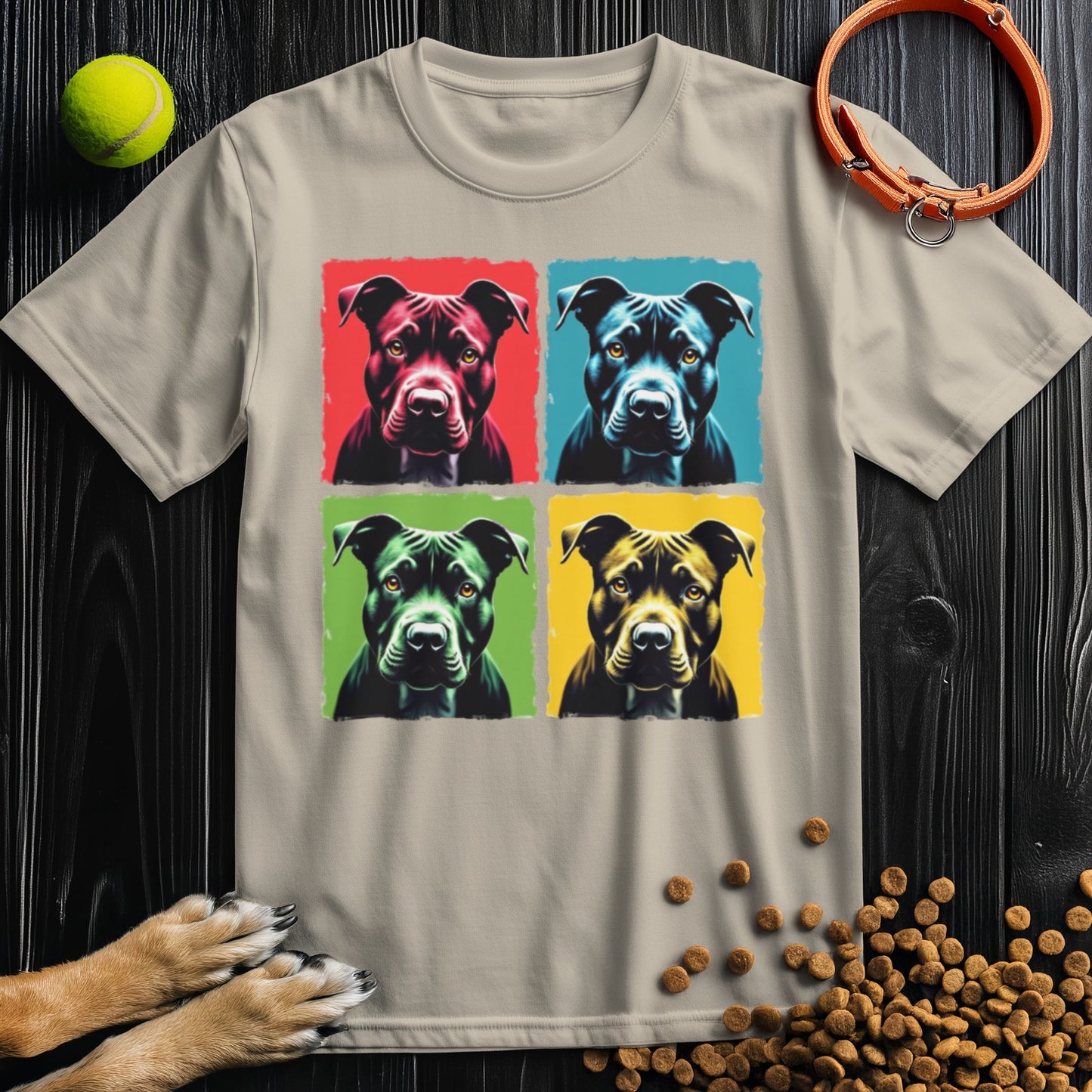 Pittie Pop Art T-Shirt