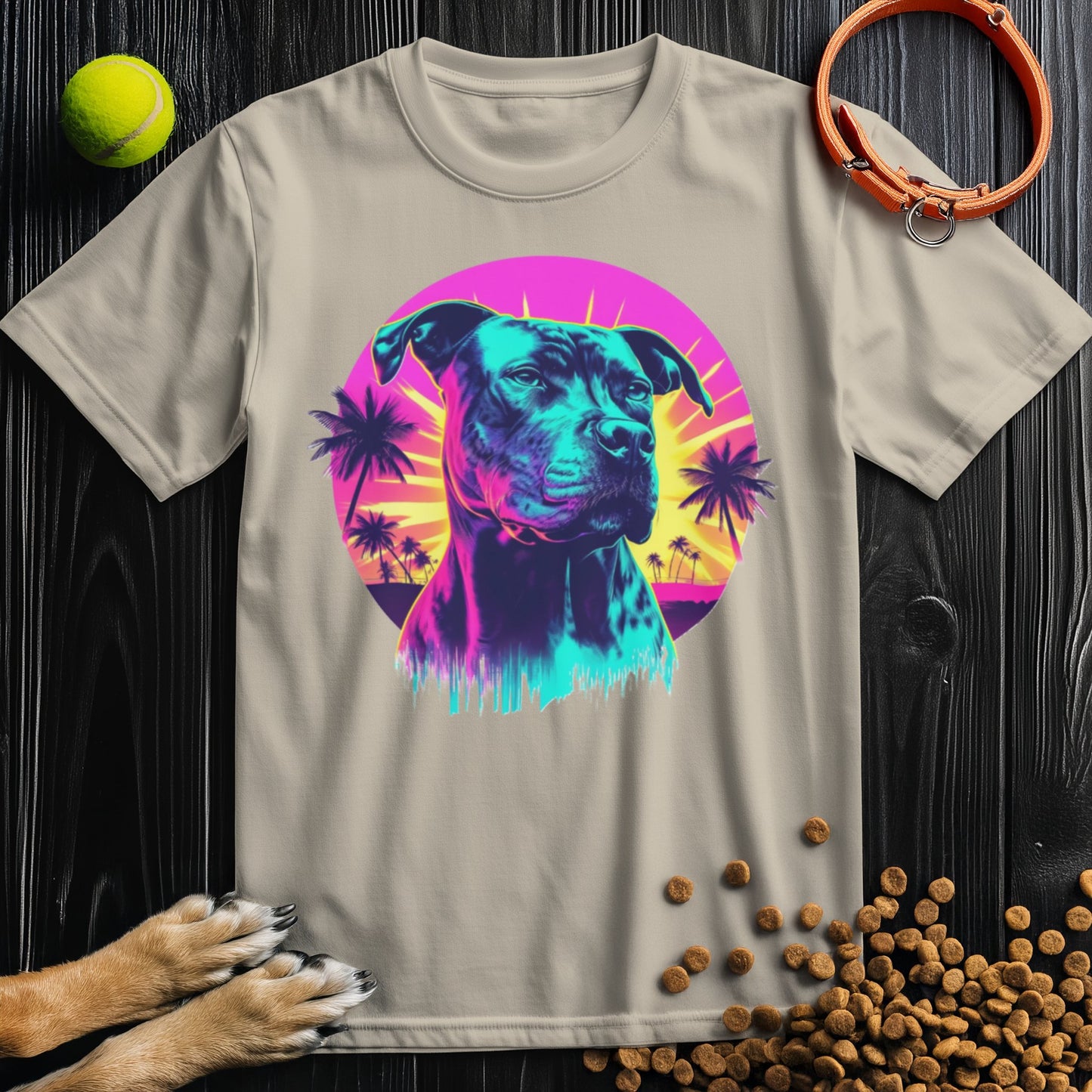 Sunset Pittie T-Shirt