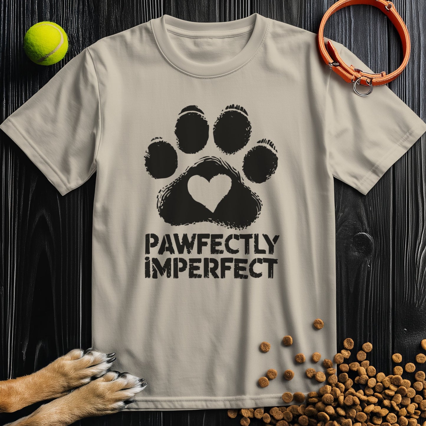 Pawfectly Imperfect Rustic T-Shirt