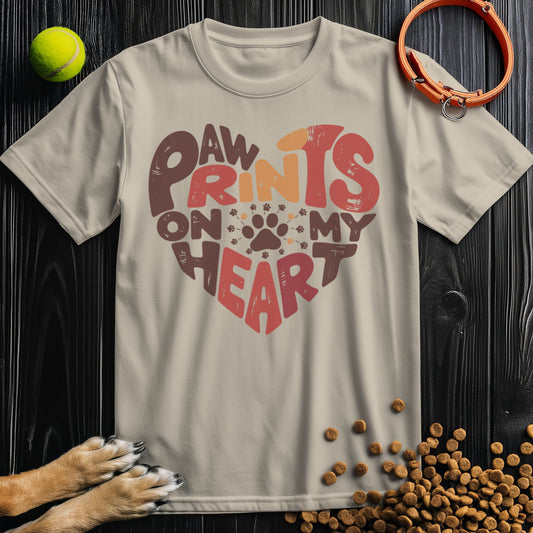 Paw Print On My Heart T-Shirt